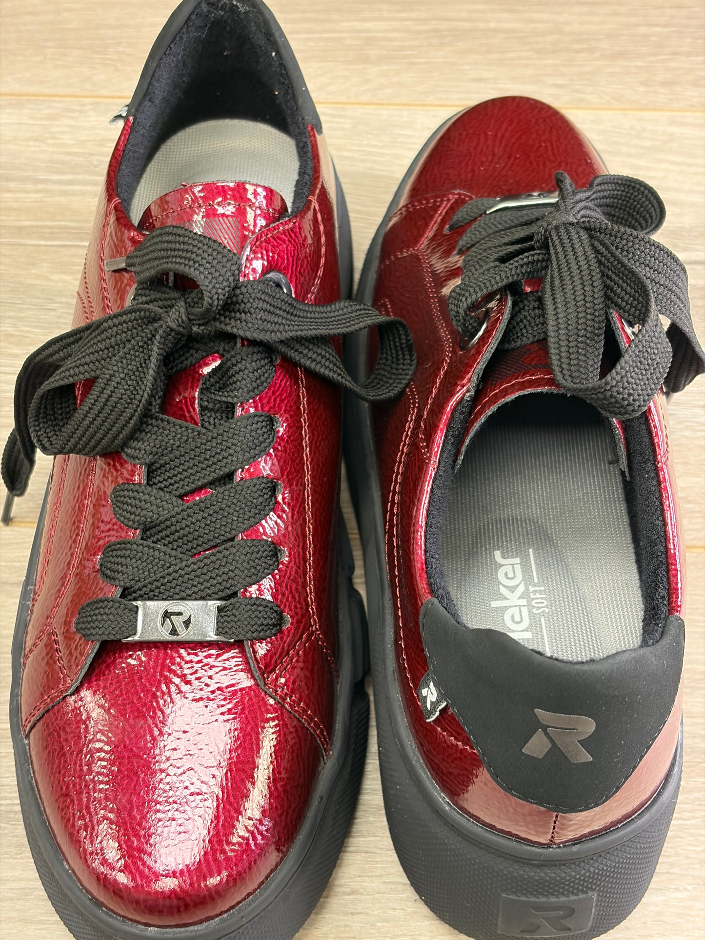 Rieker - Red Patent Trainer