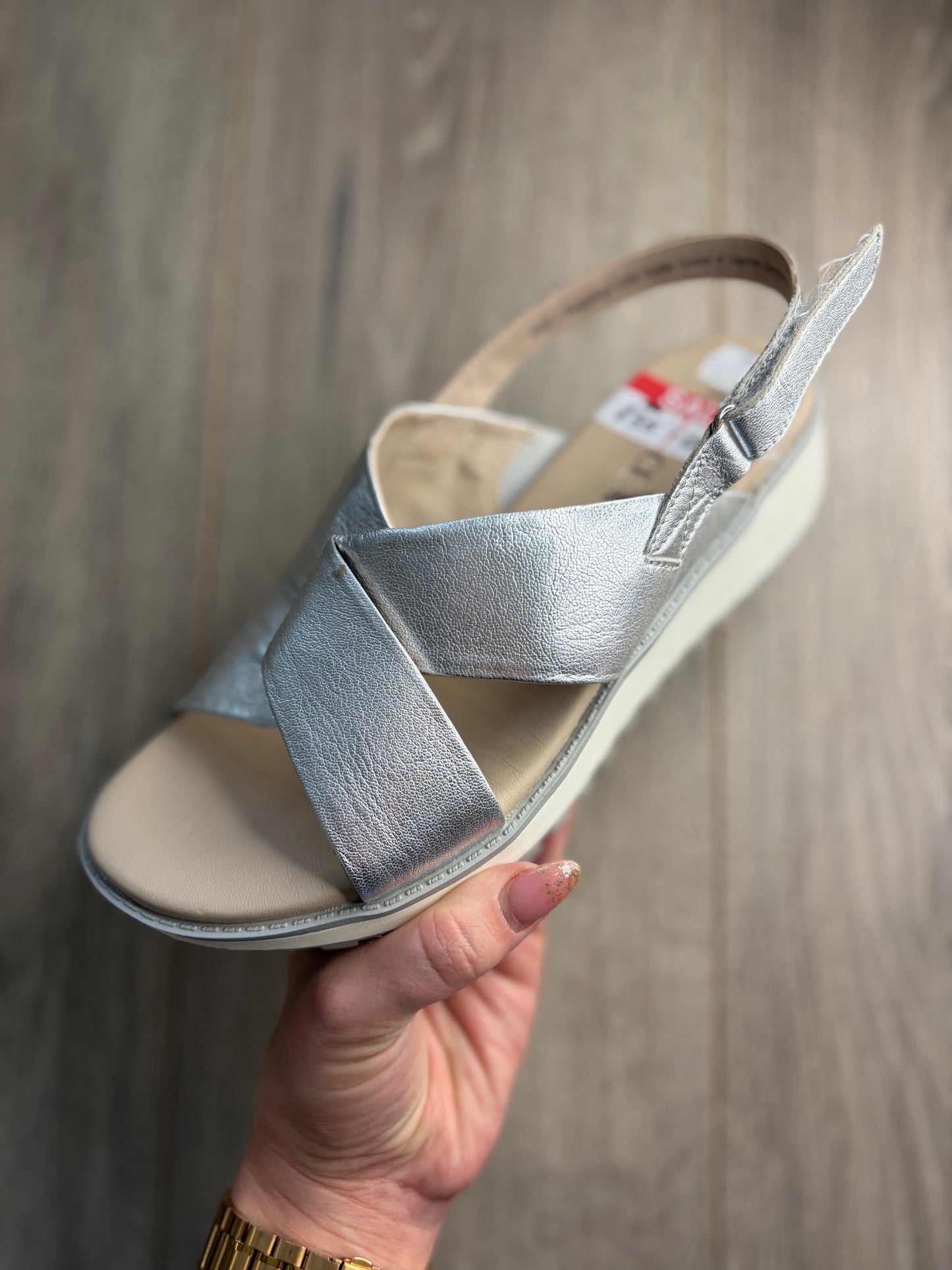 Caprice - Silver Sandal