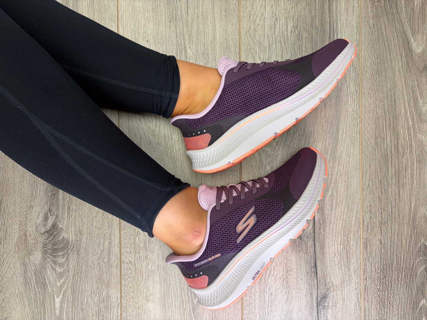Skechers - Purple Slip-in Trainer