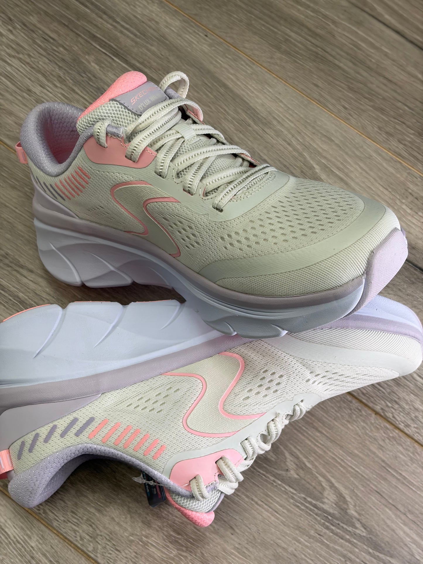 Skechers - Grey/Pink Trainer