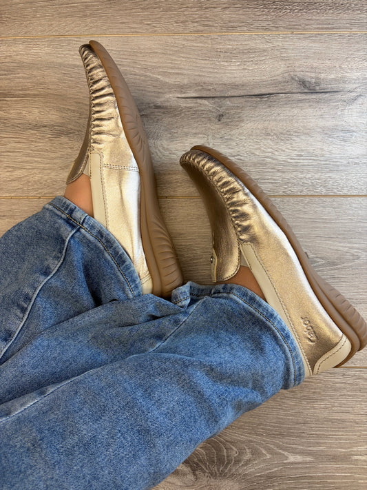 Gabor - Gold Loafer