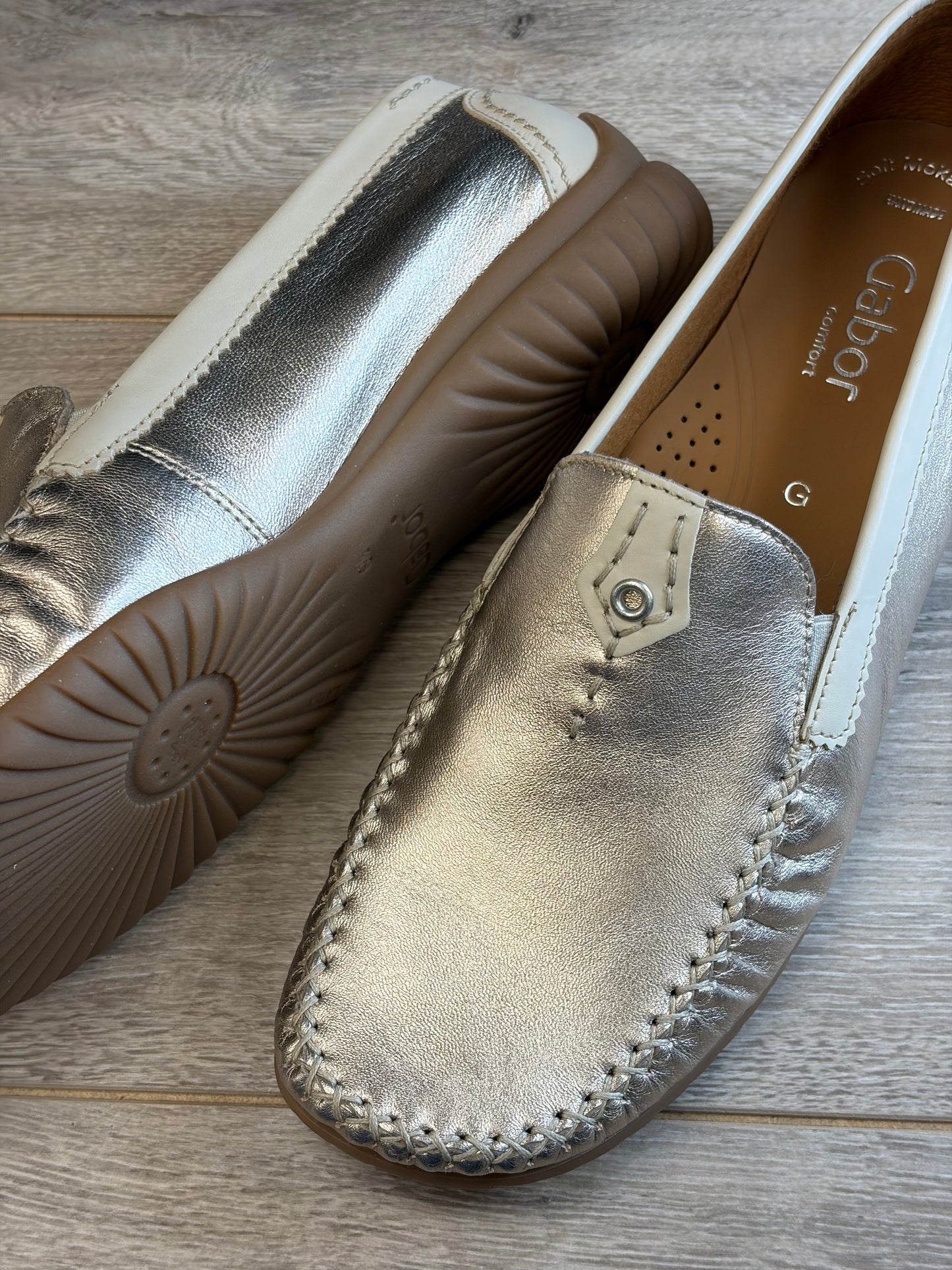 Gabor - Gold Loafer