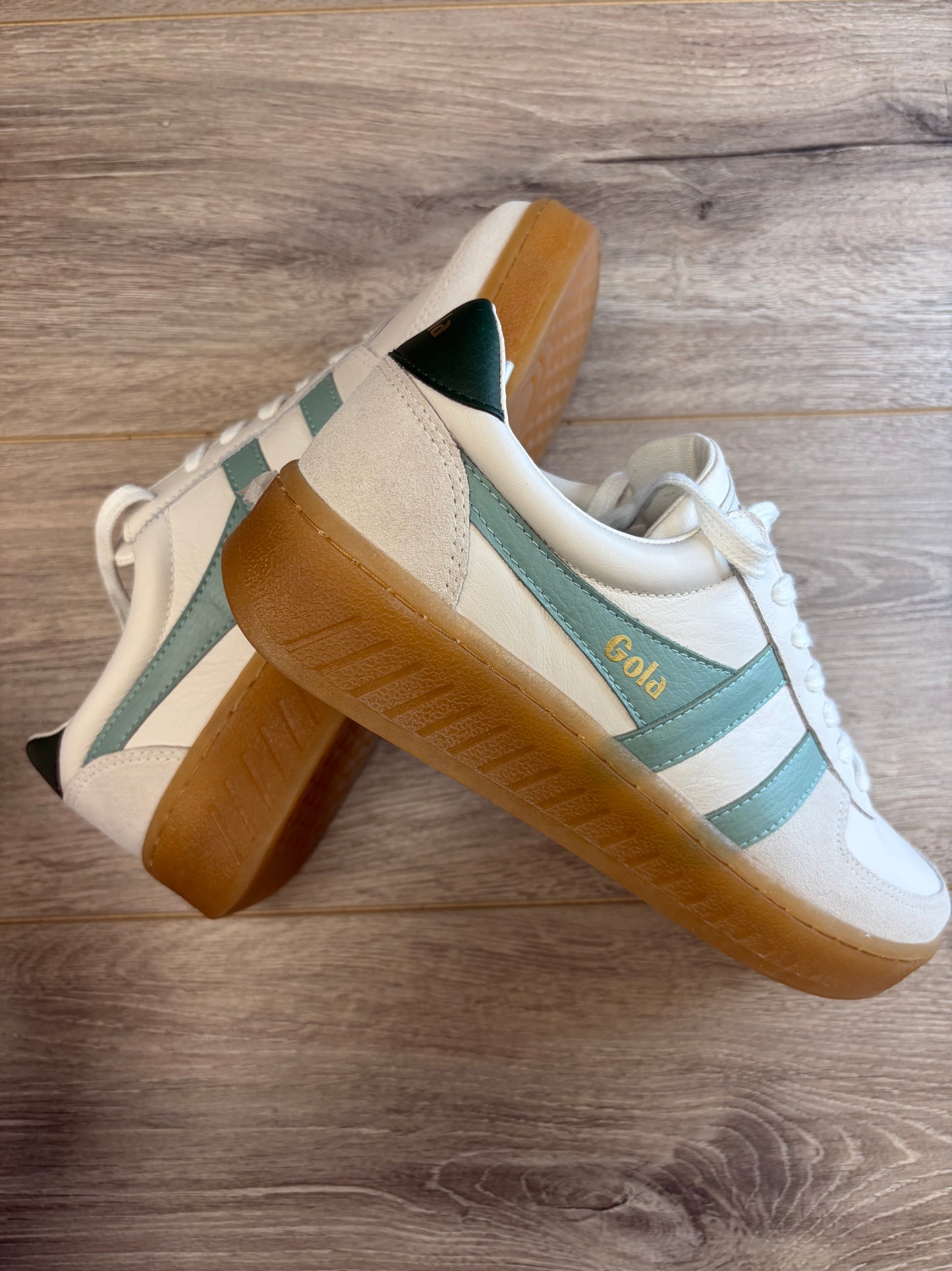 Gola - White, Mint Green Trainer