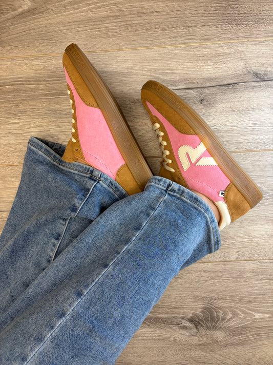 Rieker - Pink/Tan Trainer