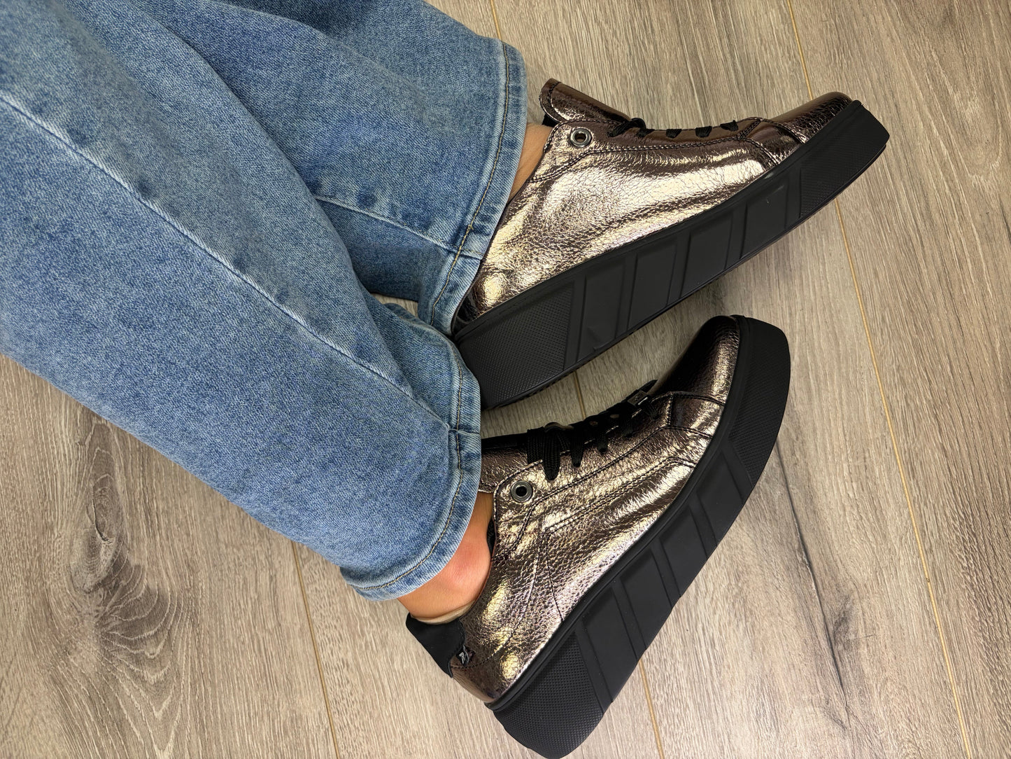 Rieker - Metallic Trainer