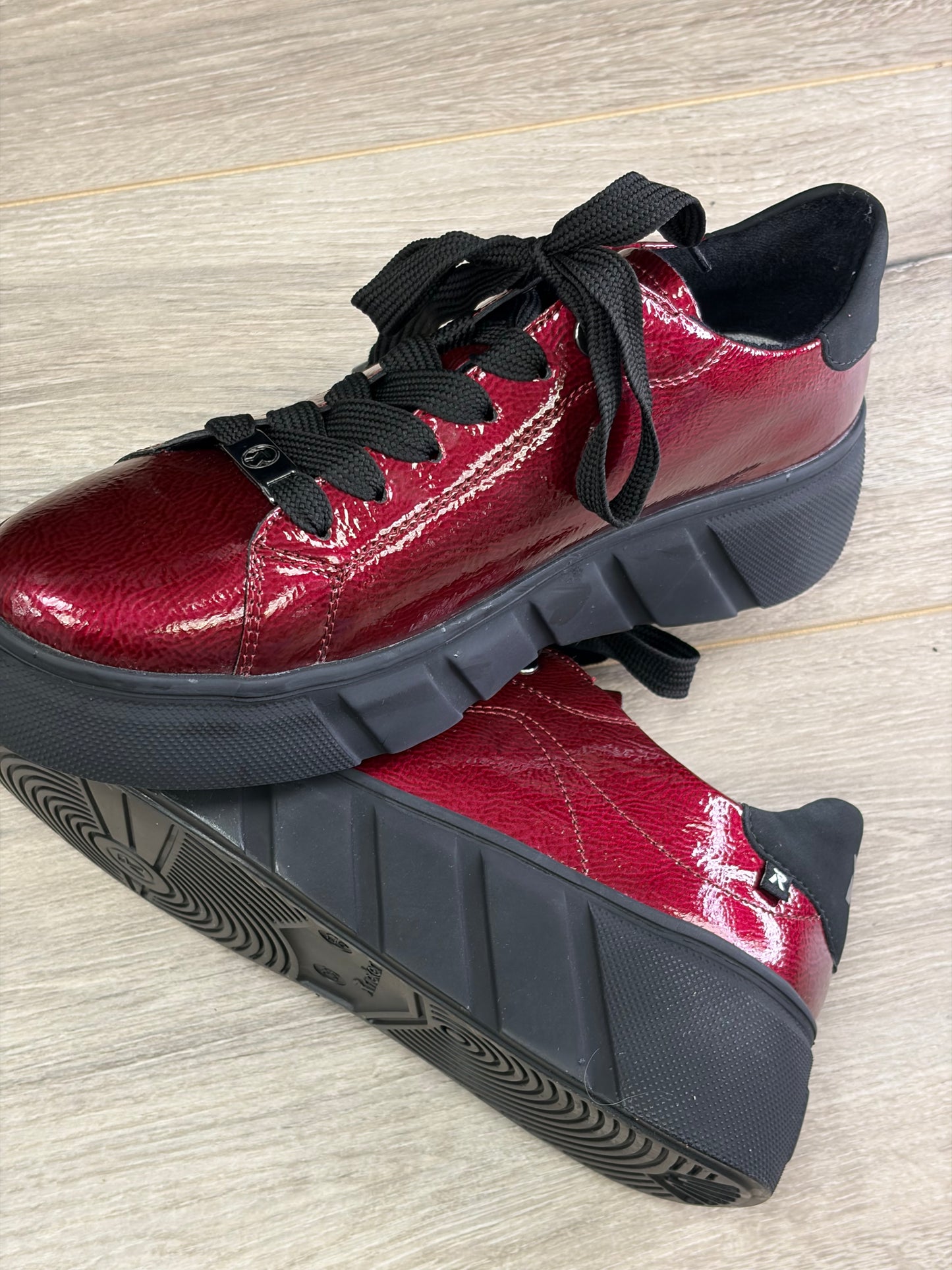Rieker - Red Patent Trainer