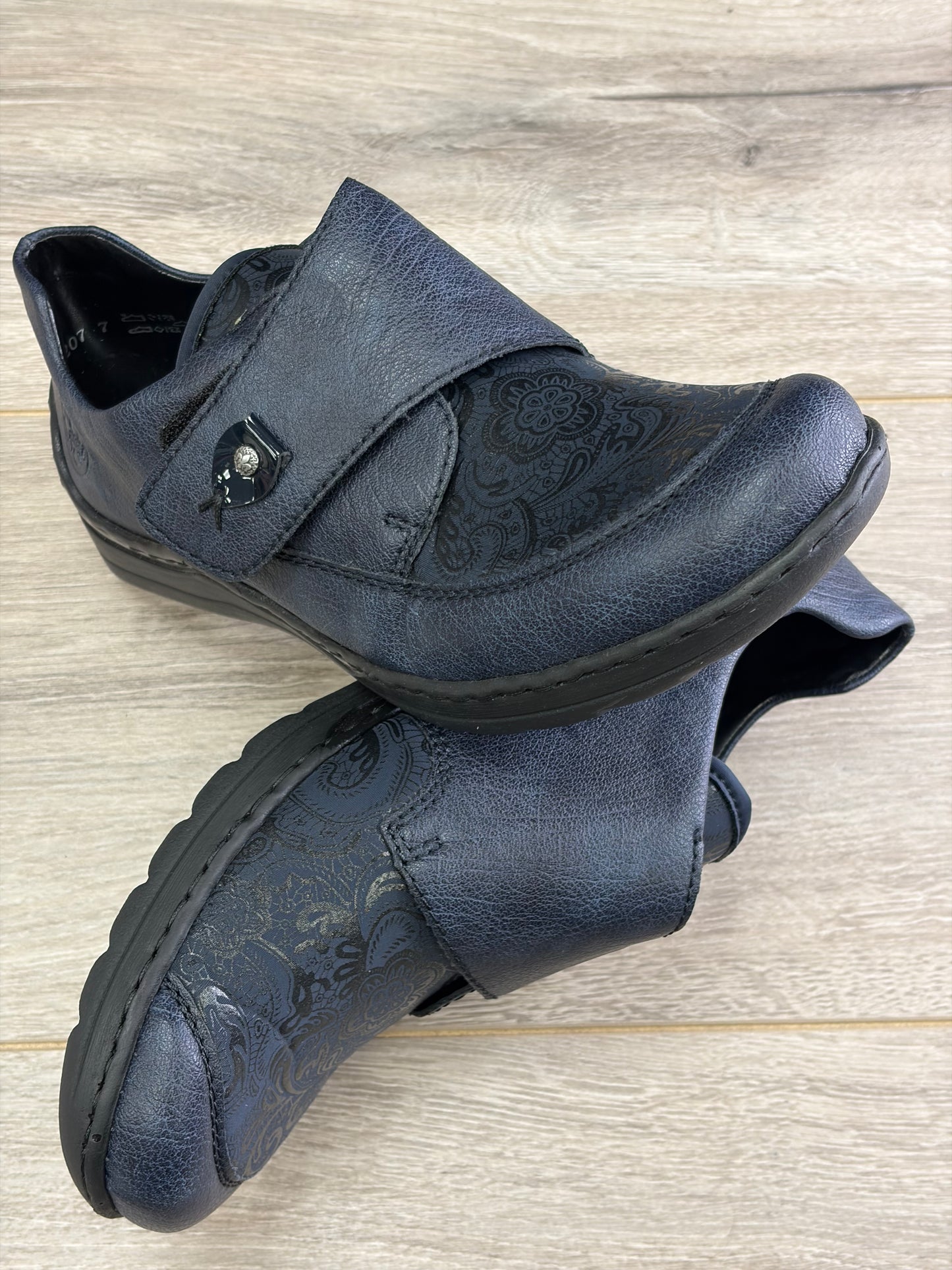 Rieker - Navy Touch Fasten Shoe