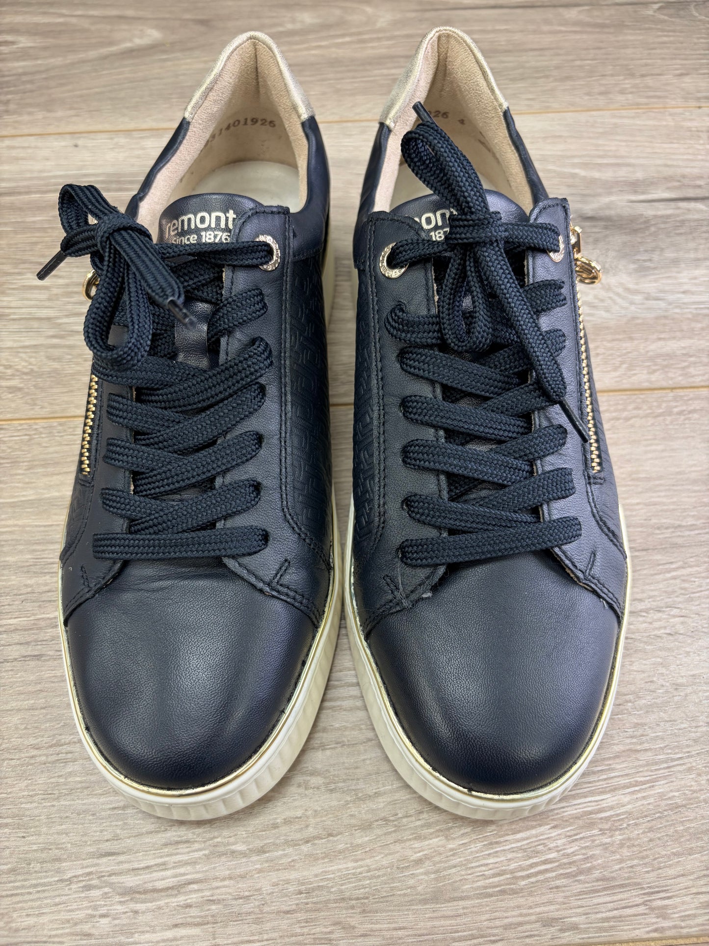 Remonte - Navy Lace Zip Trainer