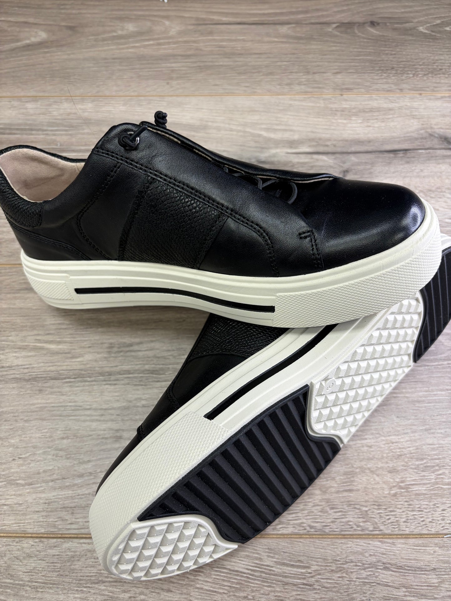 Caprice - Black Stylish Trainer