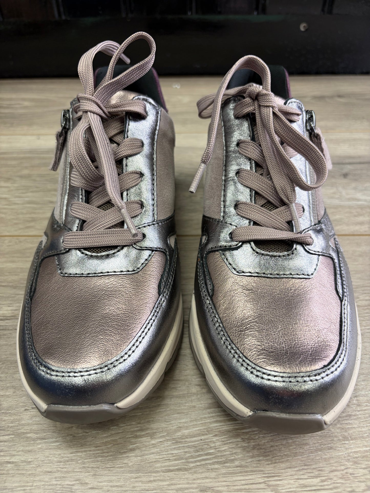 Gabor - Silver Trainer Shoe
