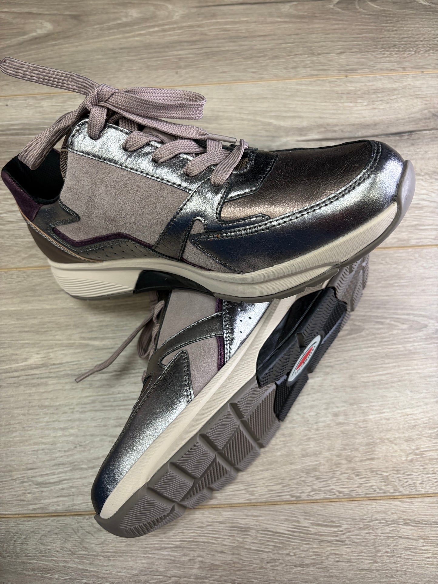 Gabor - Silver Trainer Shoe
