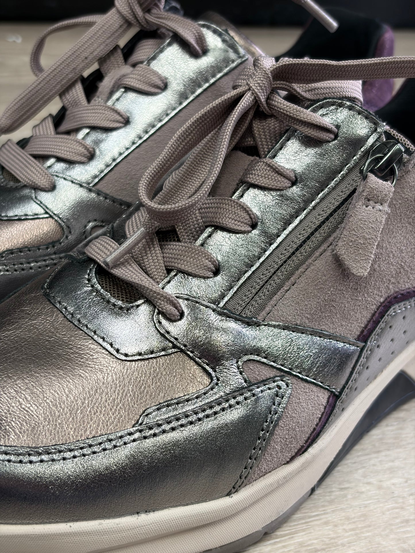 Gabor - Silver Trainer Shoe