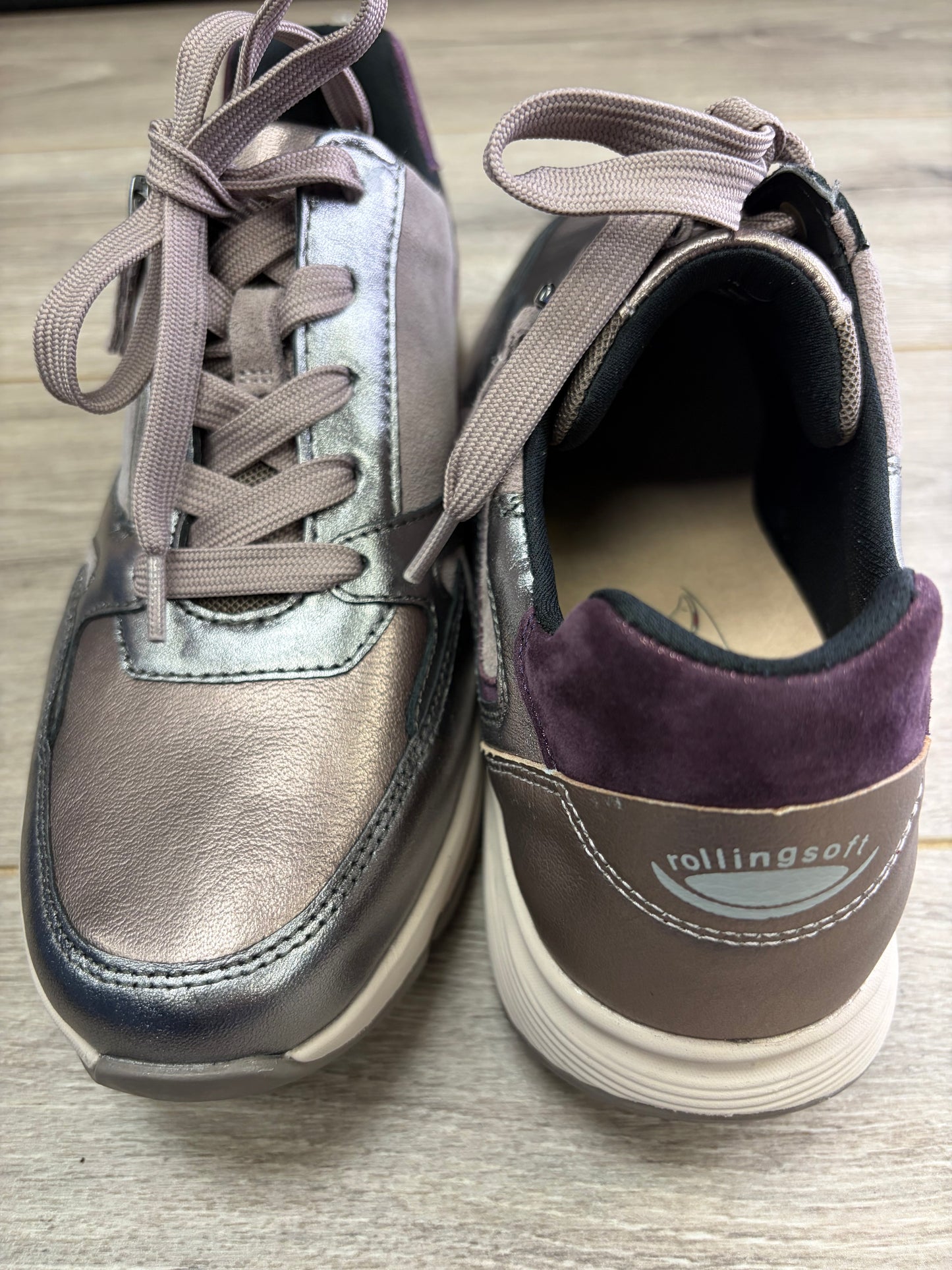 Gabor - Silver Trainer Shoe