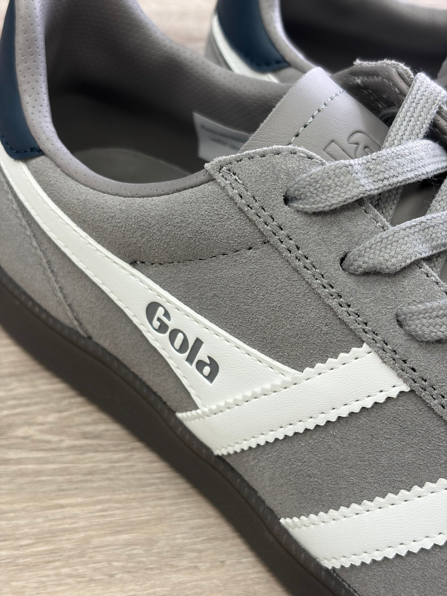 Gola - Grey/White Stripe Trainer
