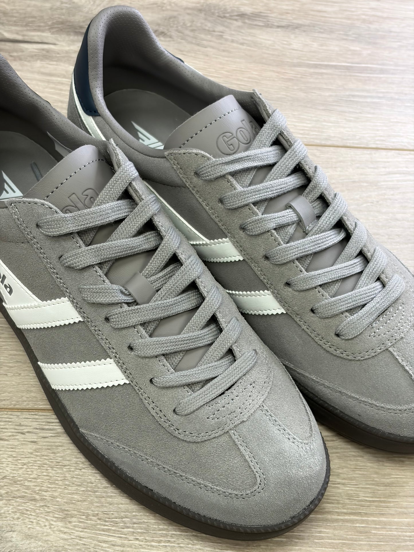Gola - Grey/White Stripe Trainer