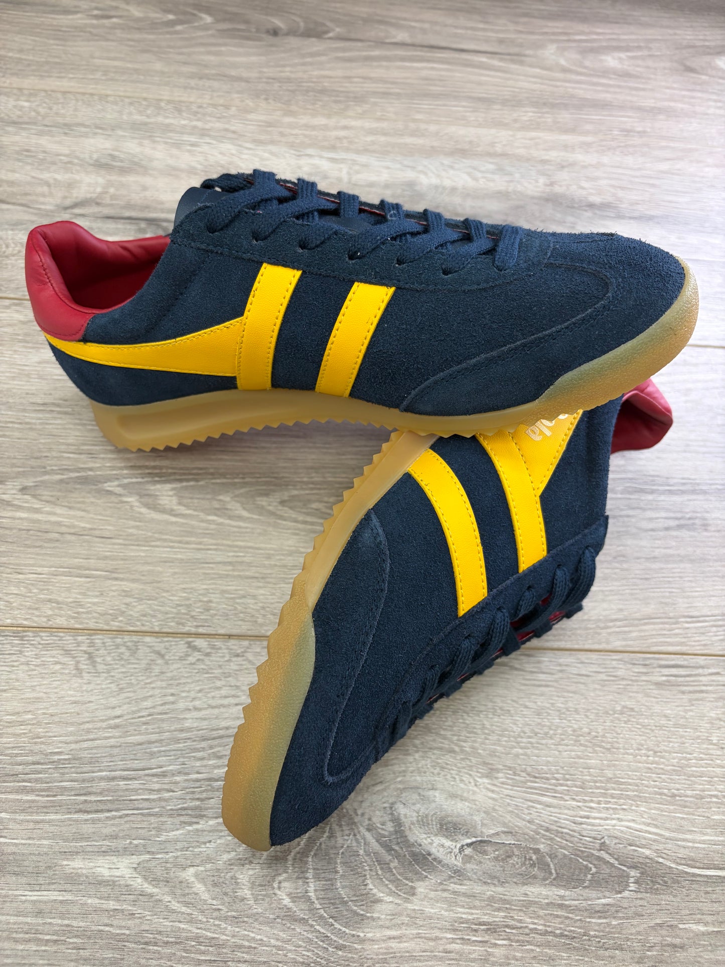 Gola - Navy/Yellow Stripe Trainer