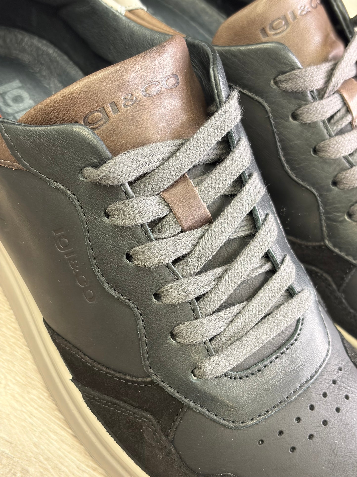 IGI&CO - Black Brown Trainer