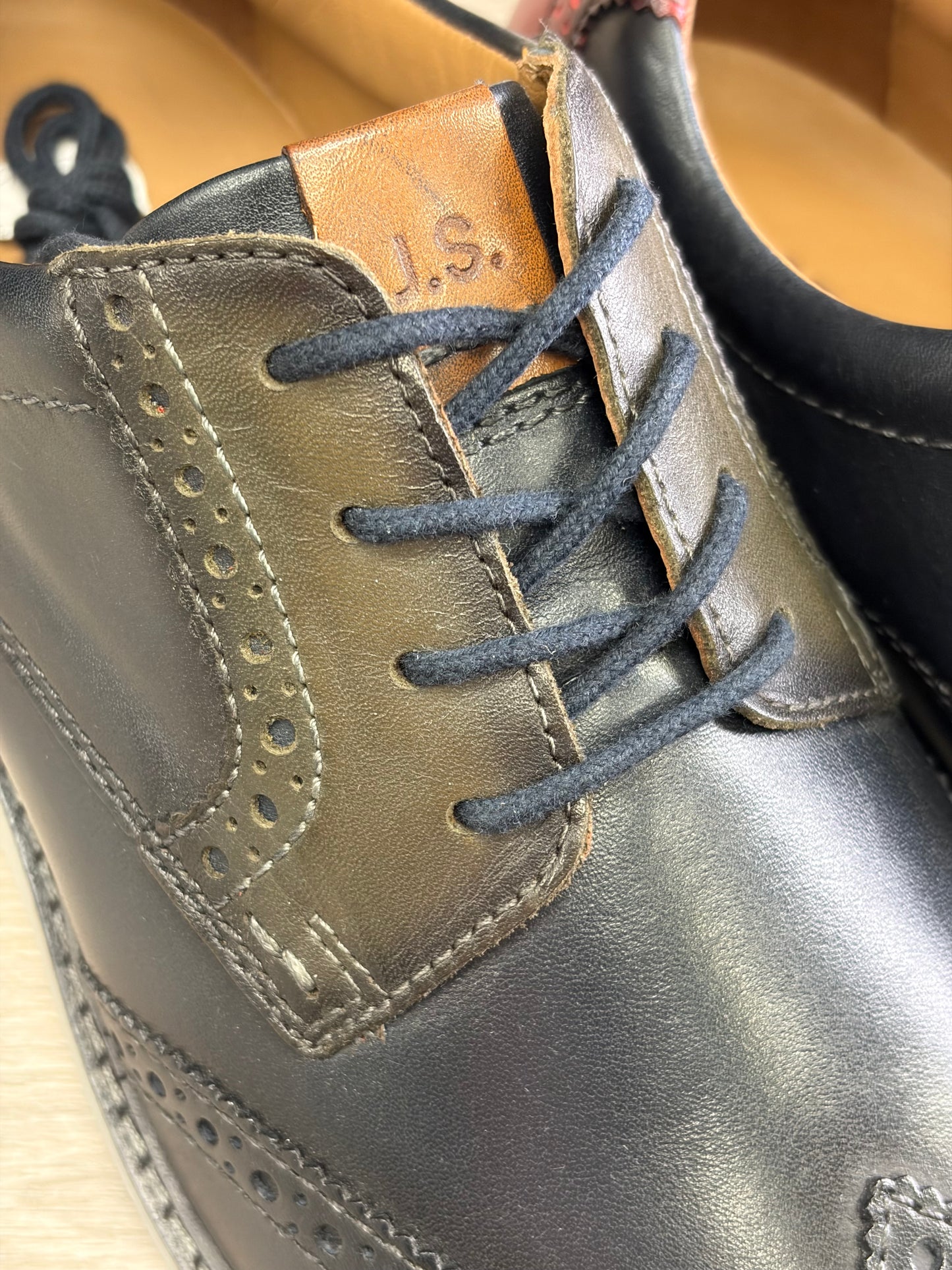 Josef Seibel - Black Brouge Shoe
