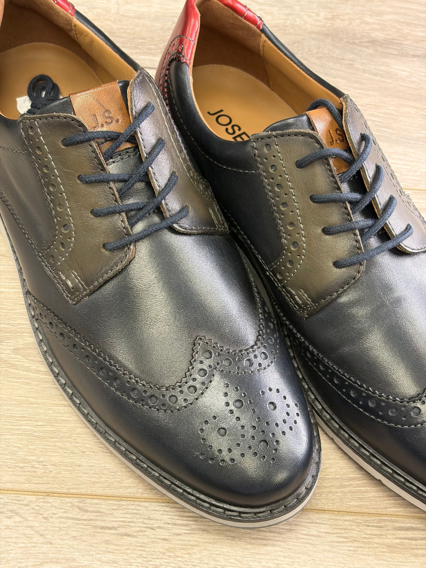 Josef Seibel - Black Brouge Shoe