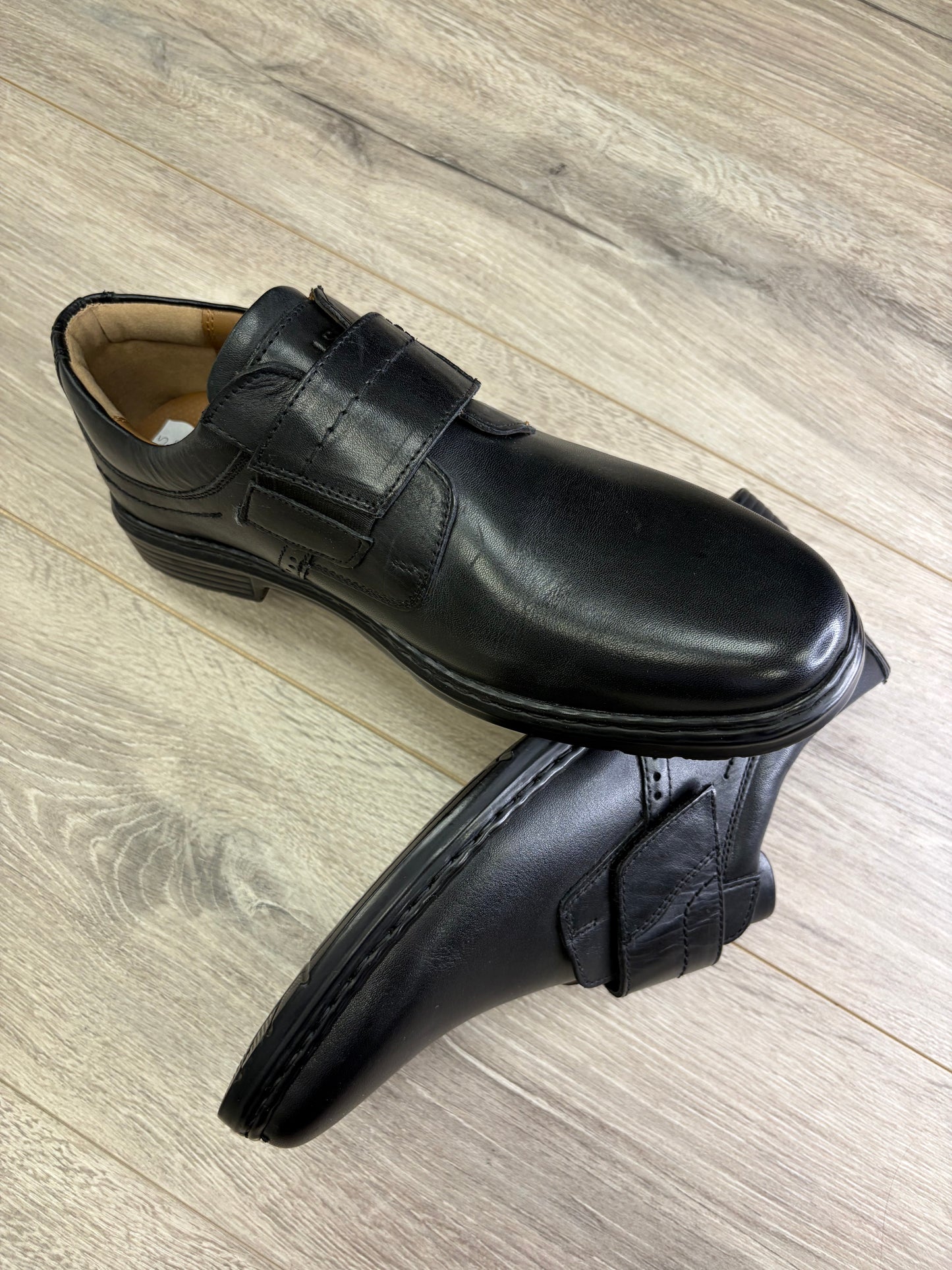 Josef Seibel - Black Strap Shoe
