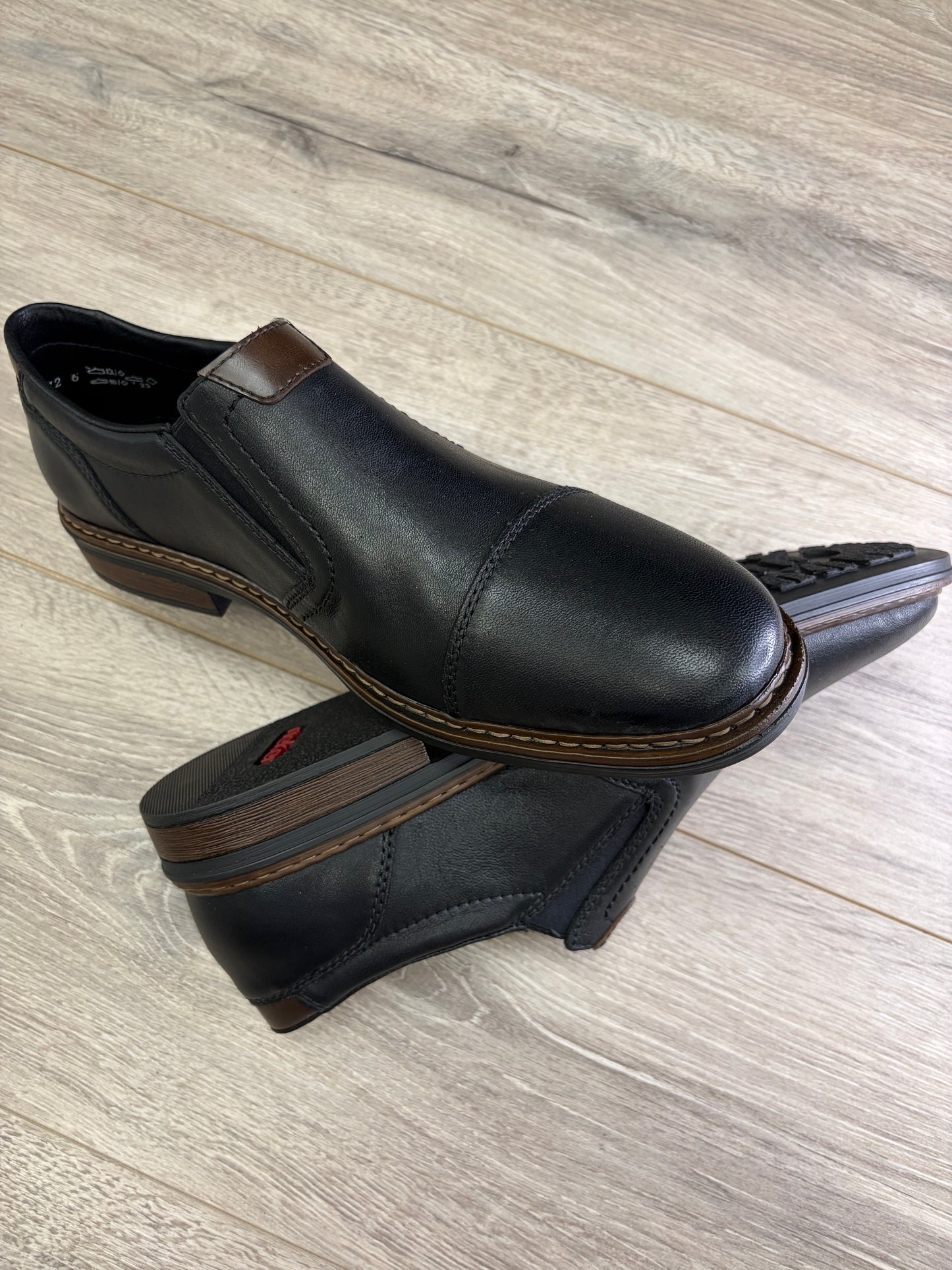Rieker - Black Slip-On Shoe
