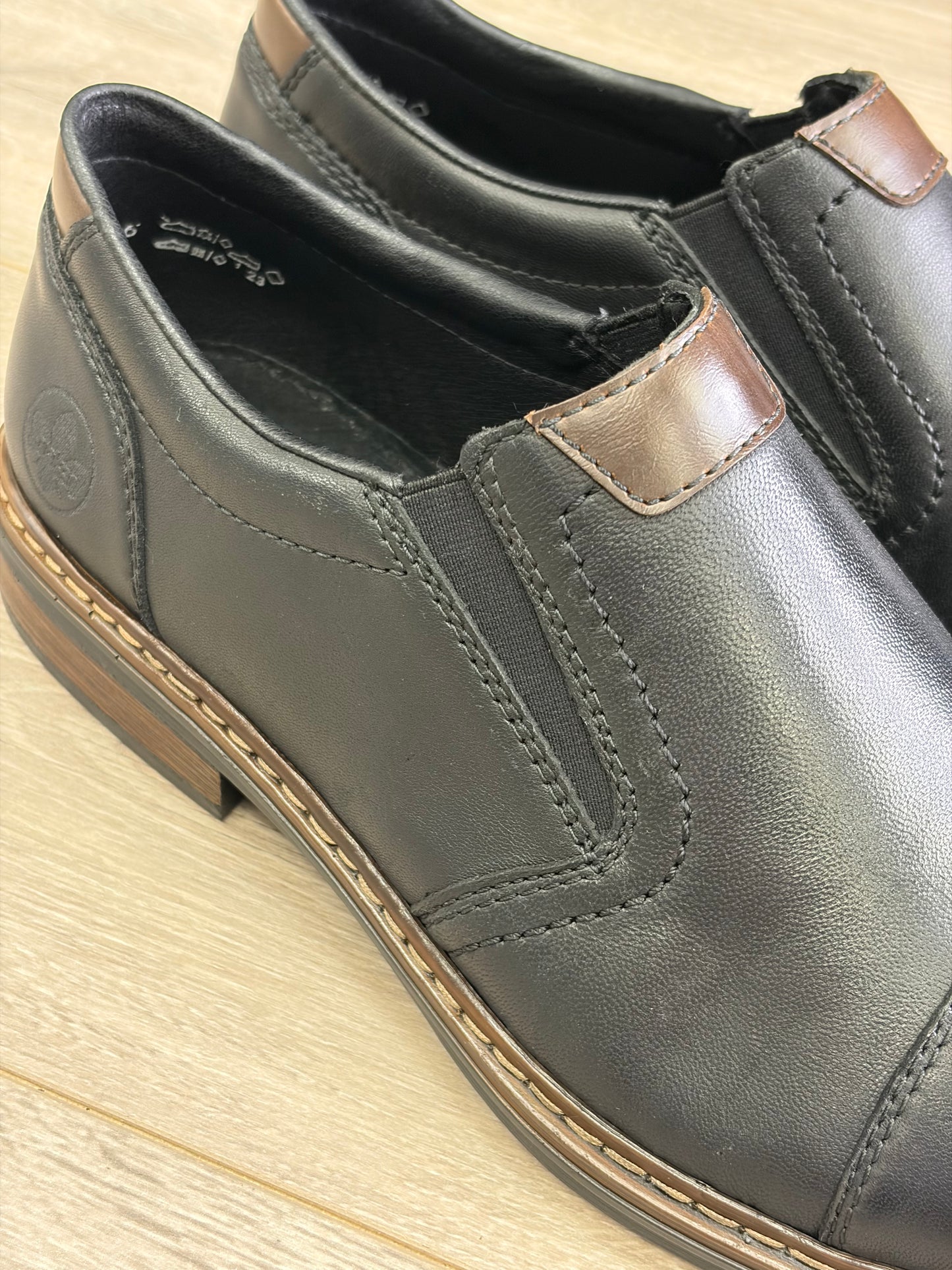 Rieker - Black Slip-On Shoe