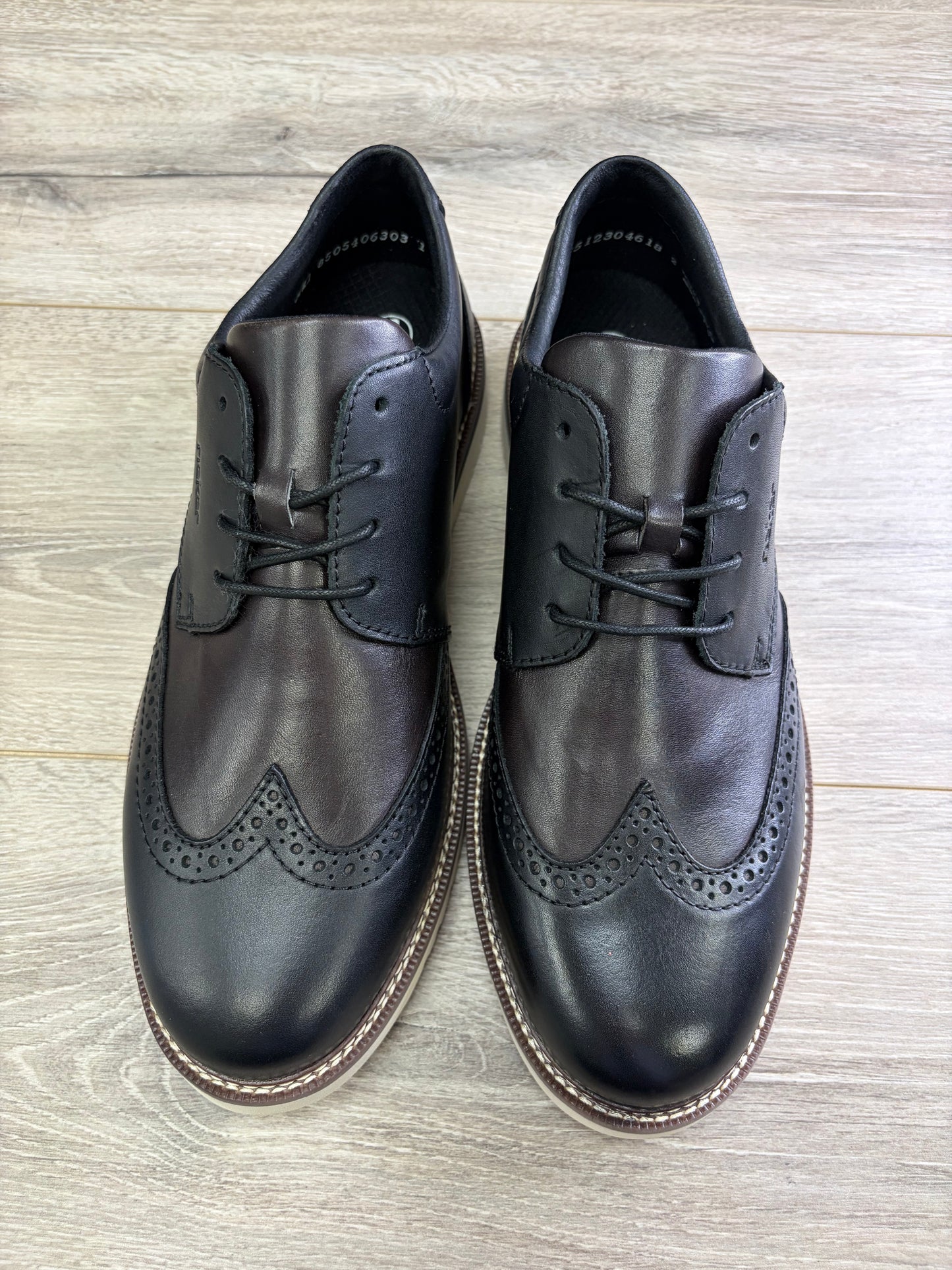 Rieker - Black/Brown Brouge Shoe