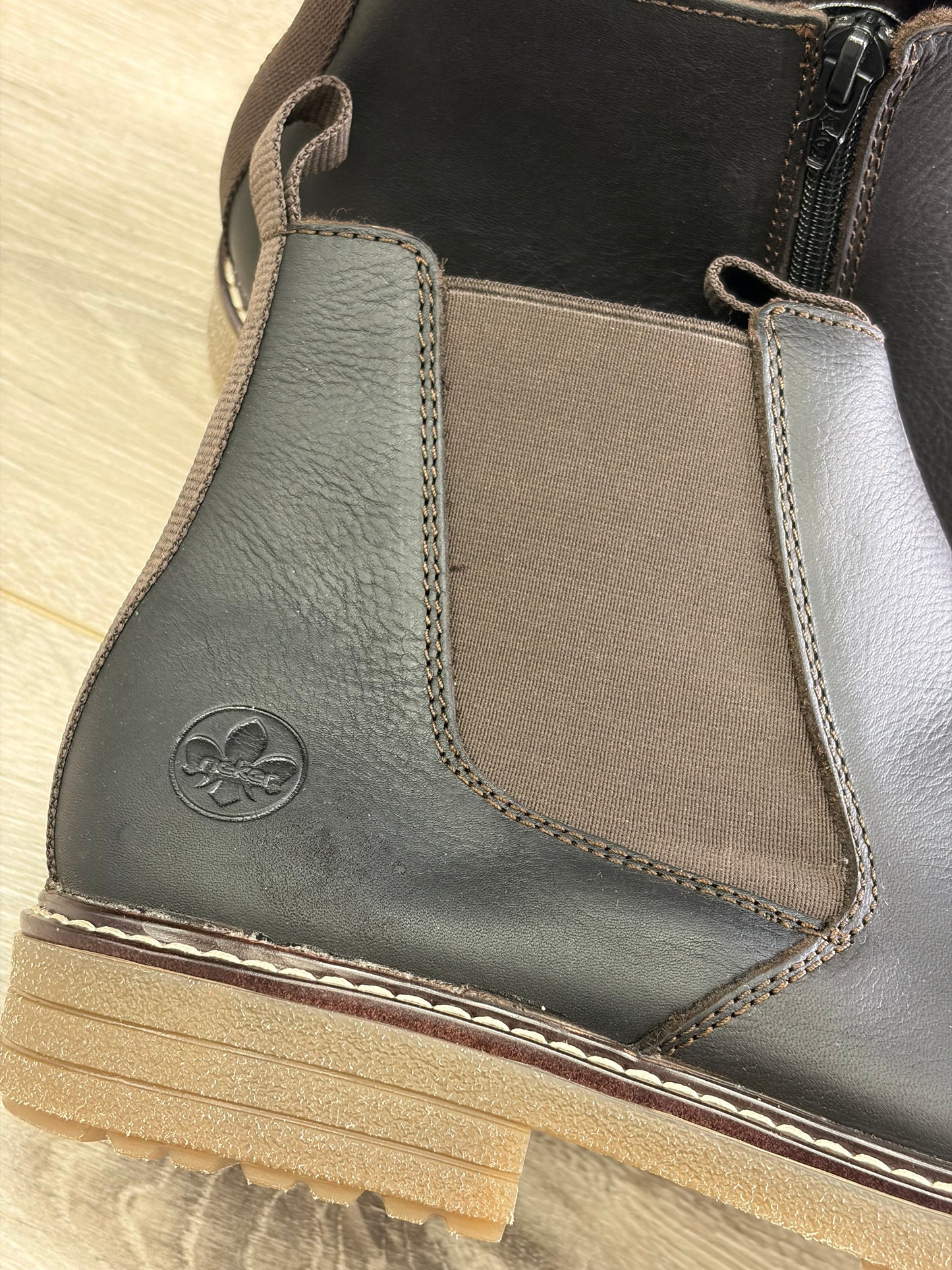 Rieker - Black Slip-on Boot