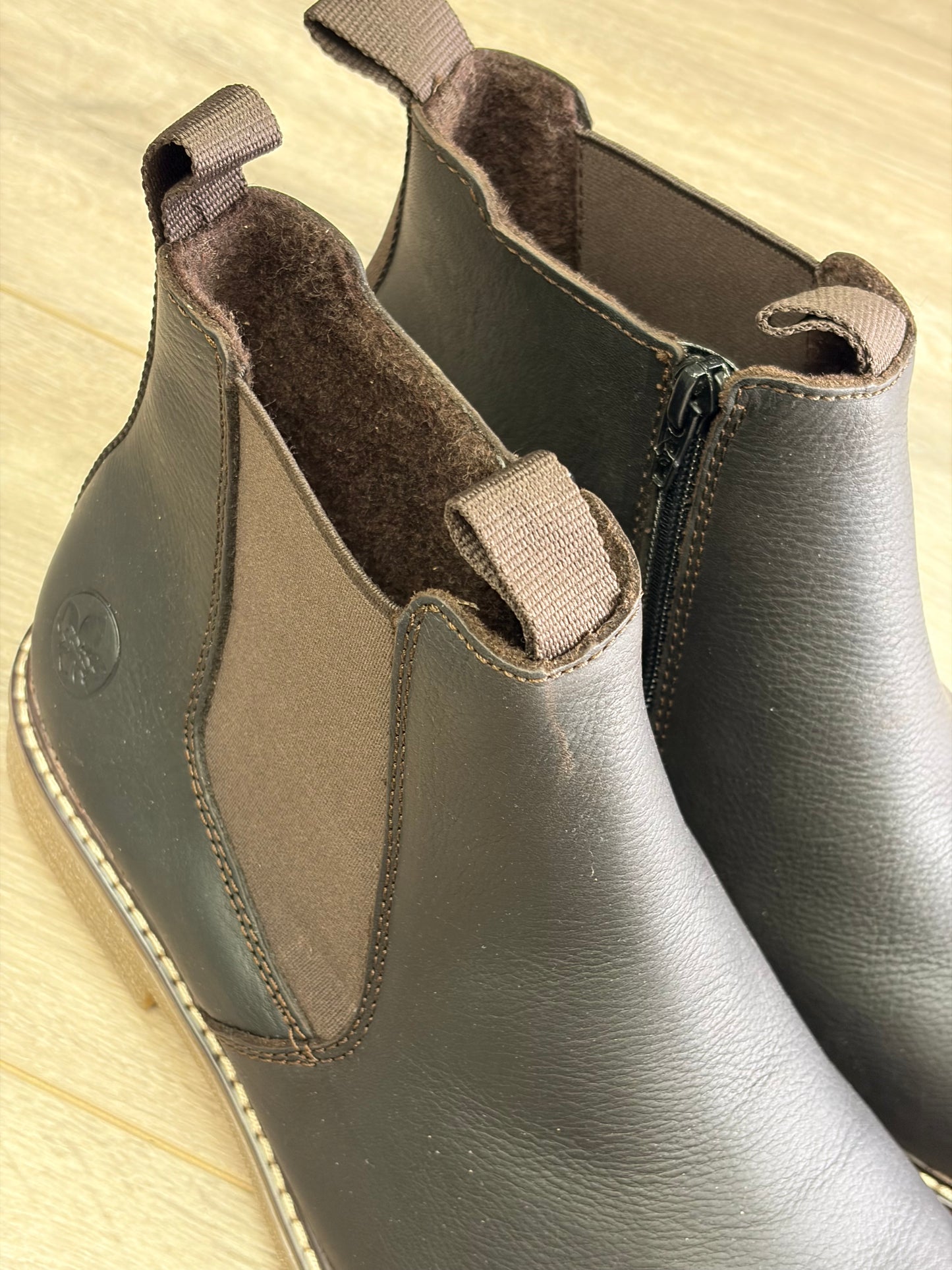 Rieker - Black Slip-on Boot