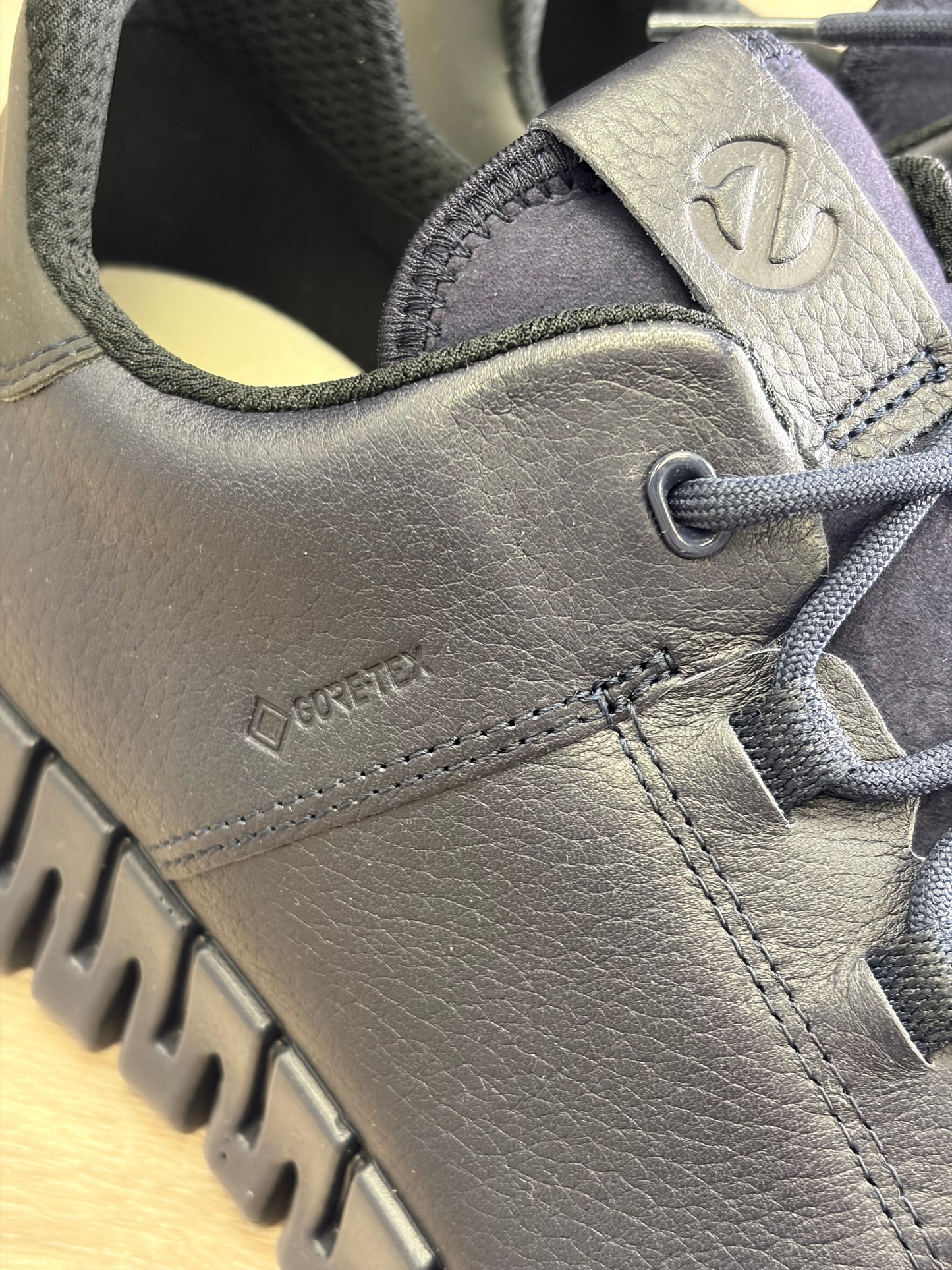ECCO - Navy Waterproof Outdoor Trainer