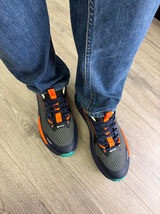 &Extr4 - Black/Orange Trainer