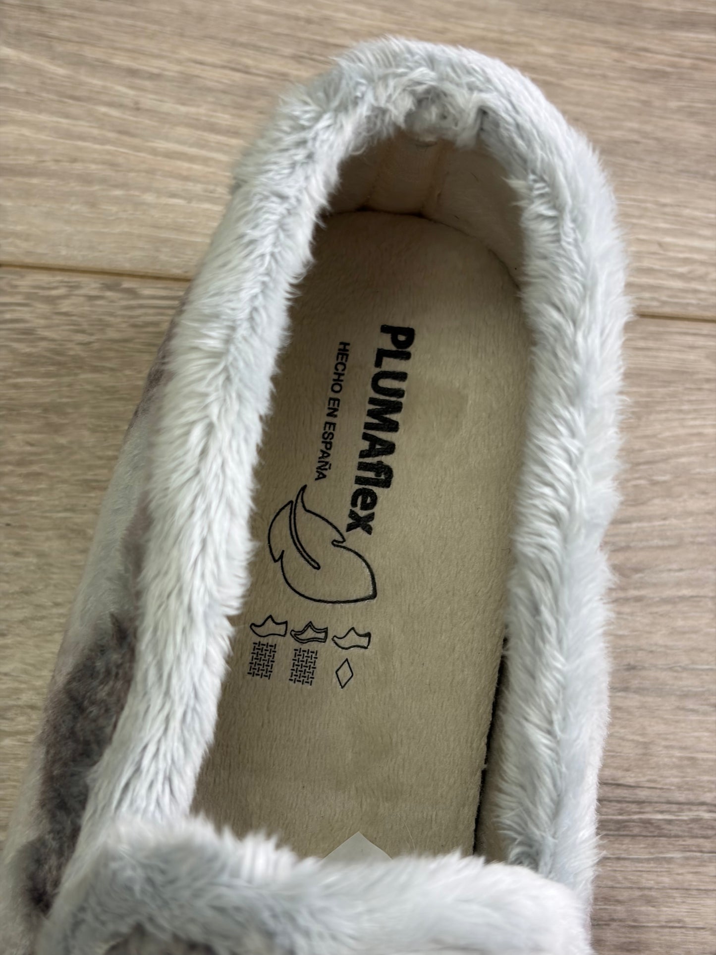 Roal - Grey Ladies Slipper