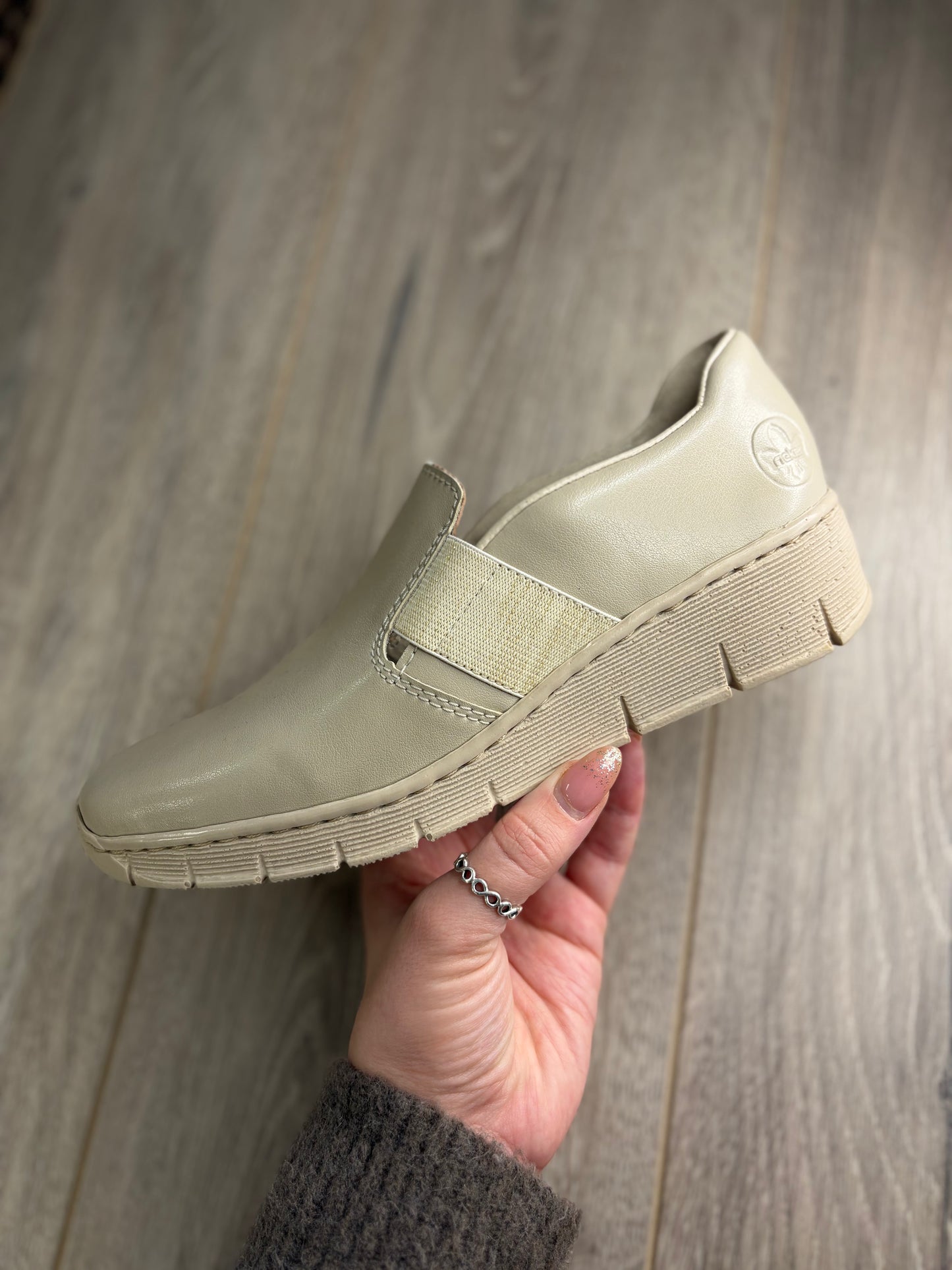 Rieker - Beige Slip On