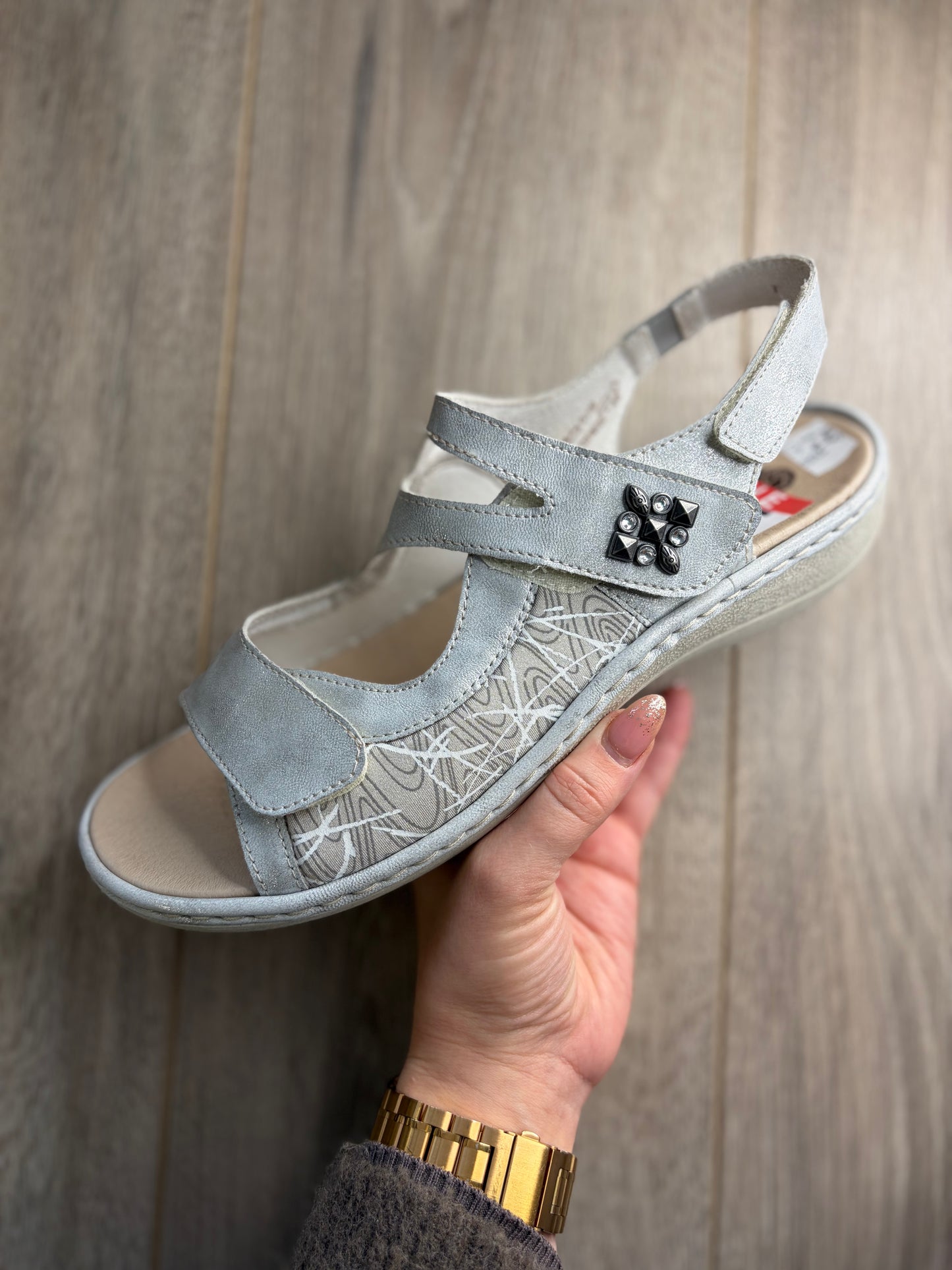 Remonte - Sandal - Silver