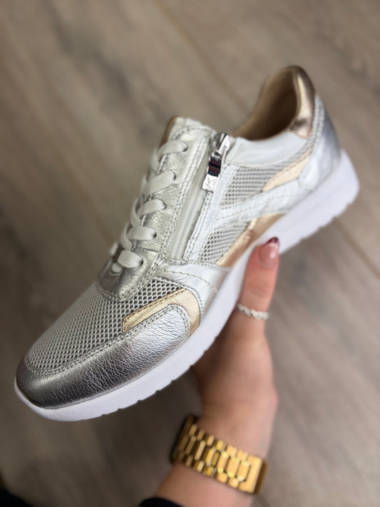Caprice - White Gold Trainer