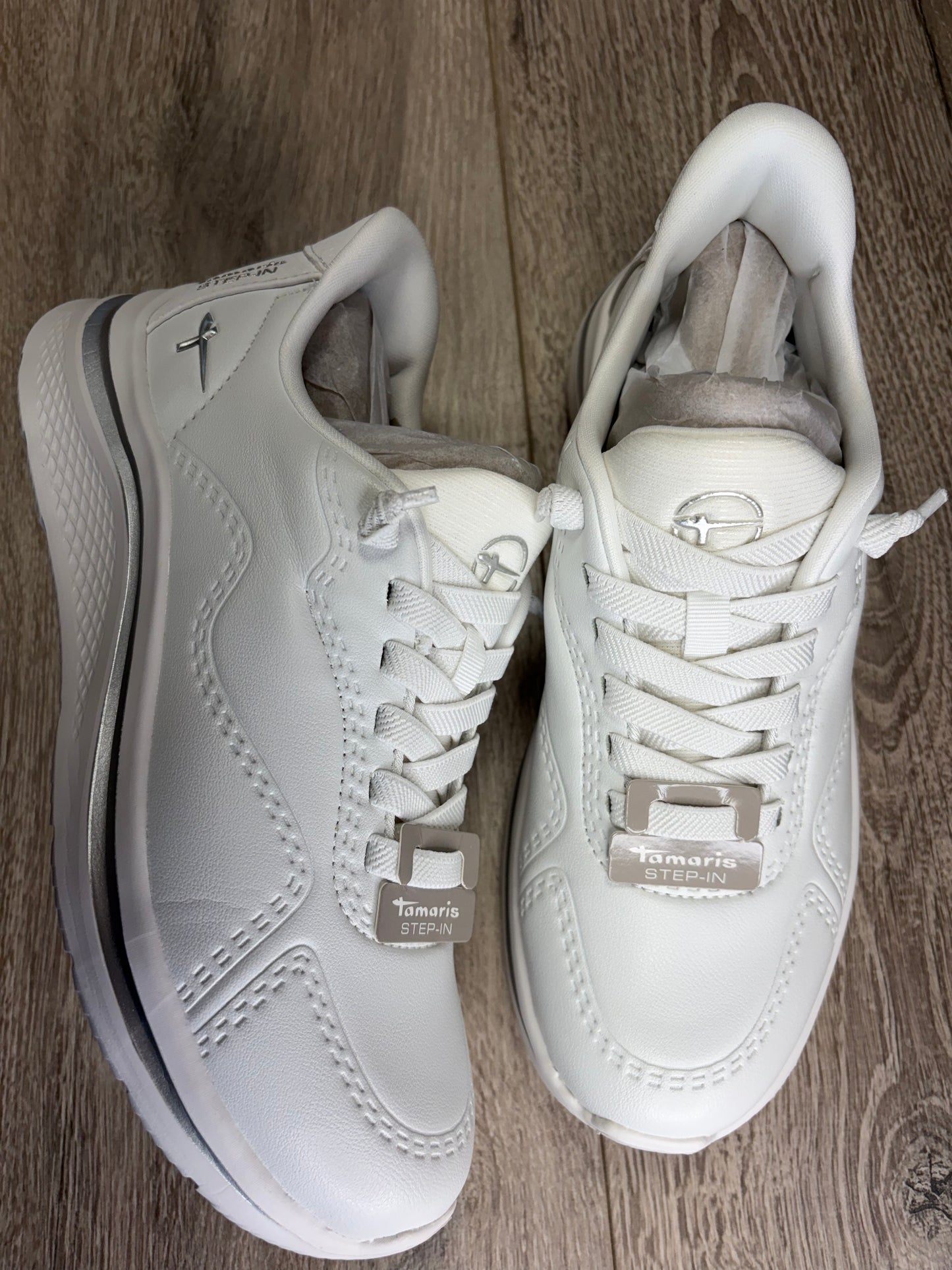 Tamaris - White Step-in Trainer
