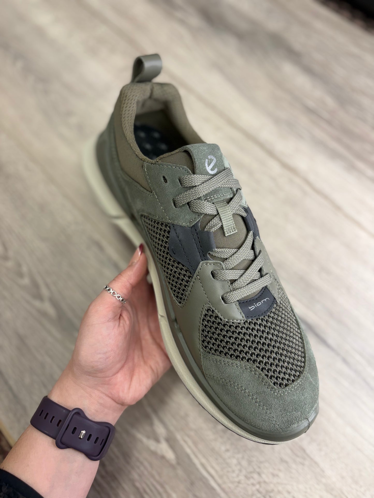 Ecco - Olive Green Trainer