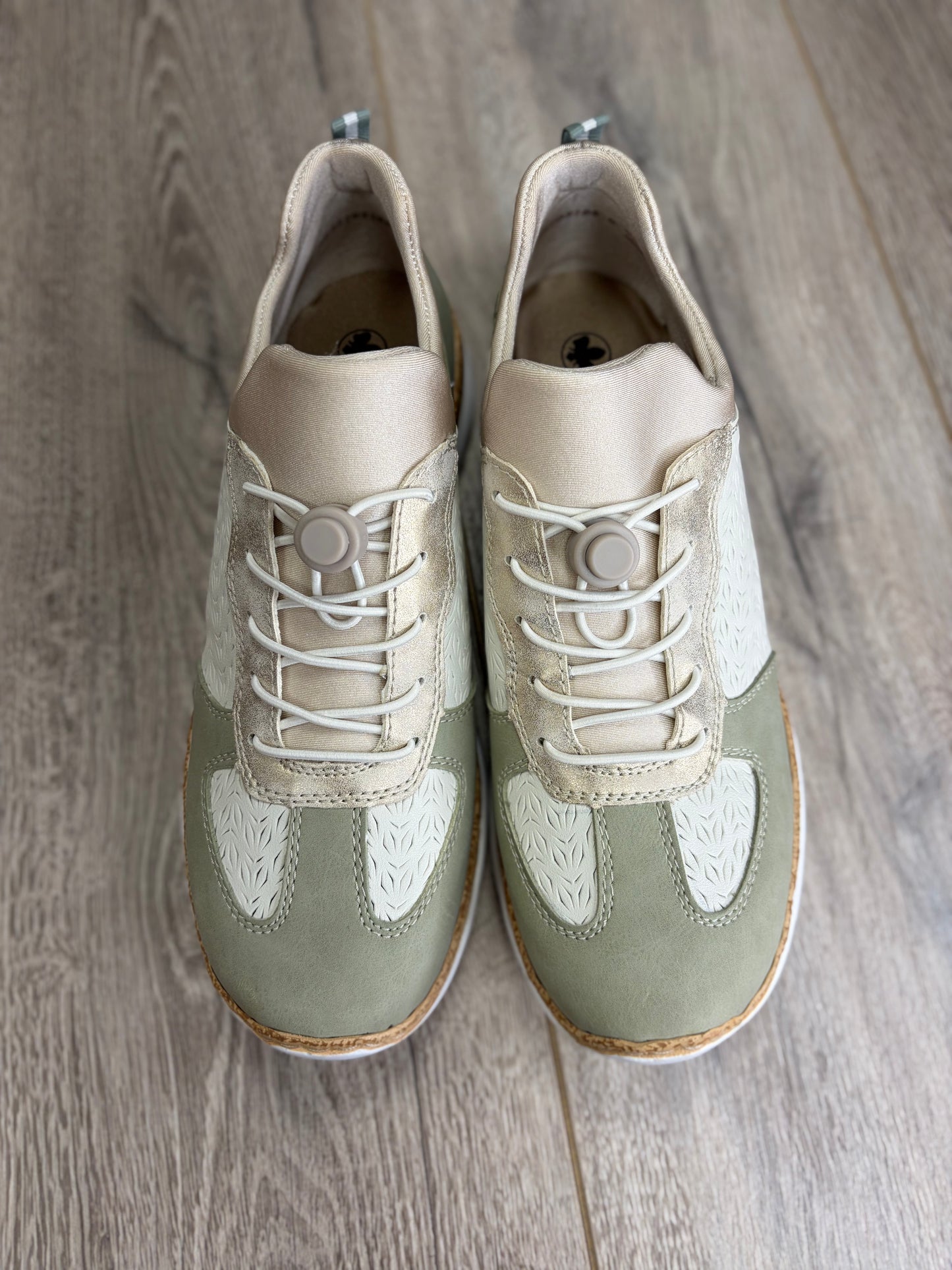Rieker - Summer Green Elastic Trainers