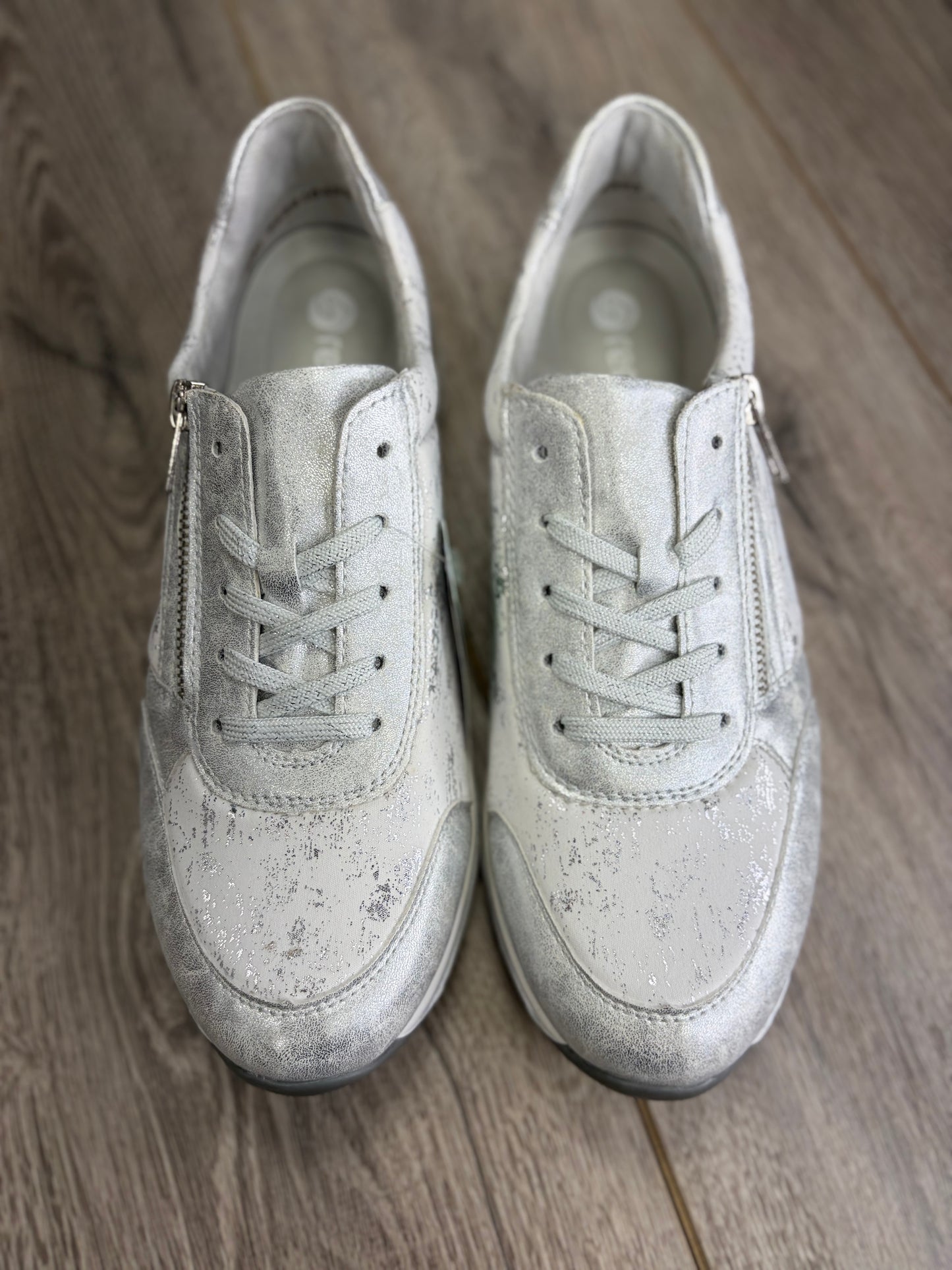 Remonte - Silver Side Zip Trainer