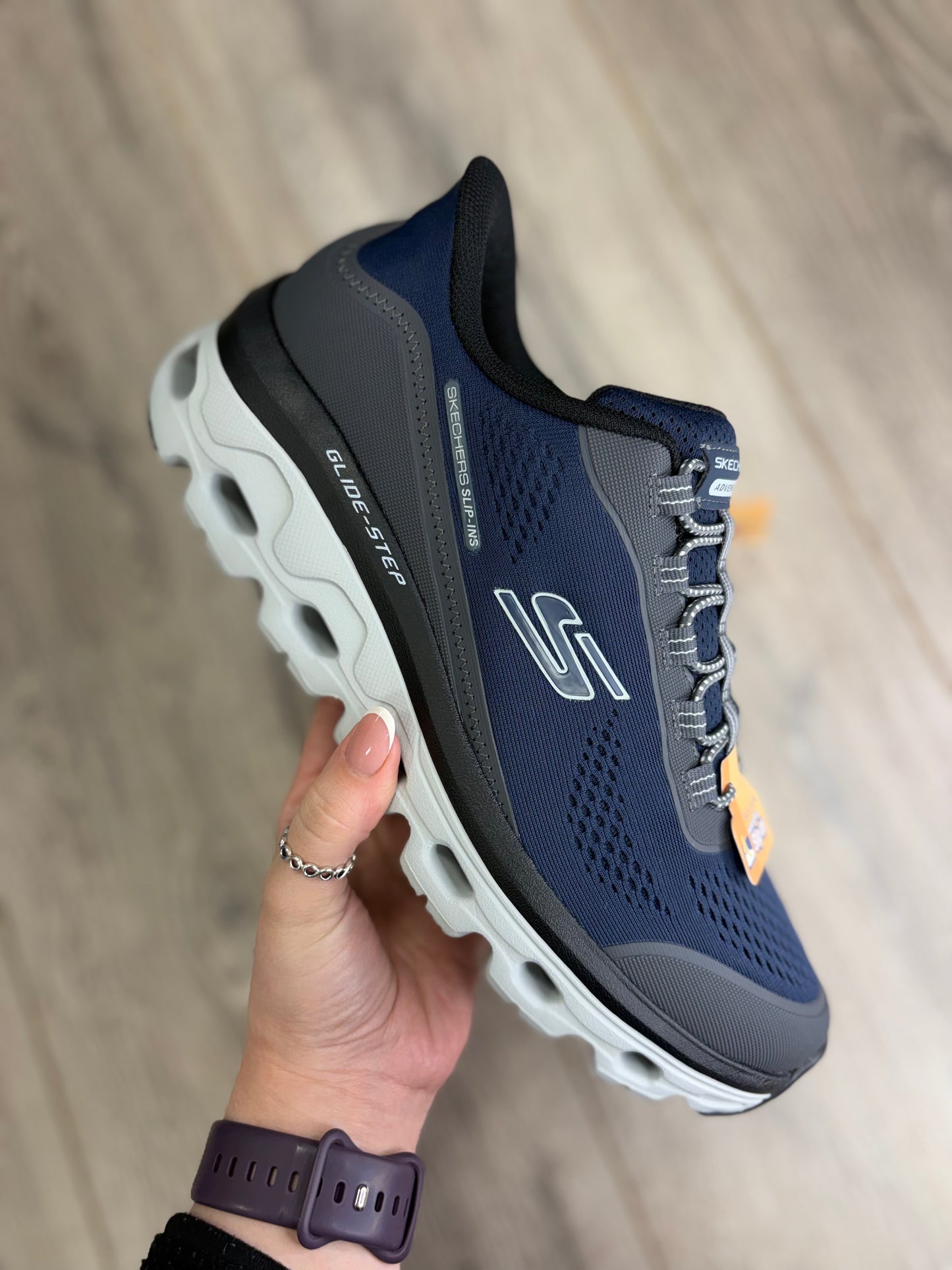 Skechers - Navy Slip Glide Step