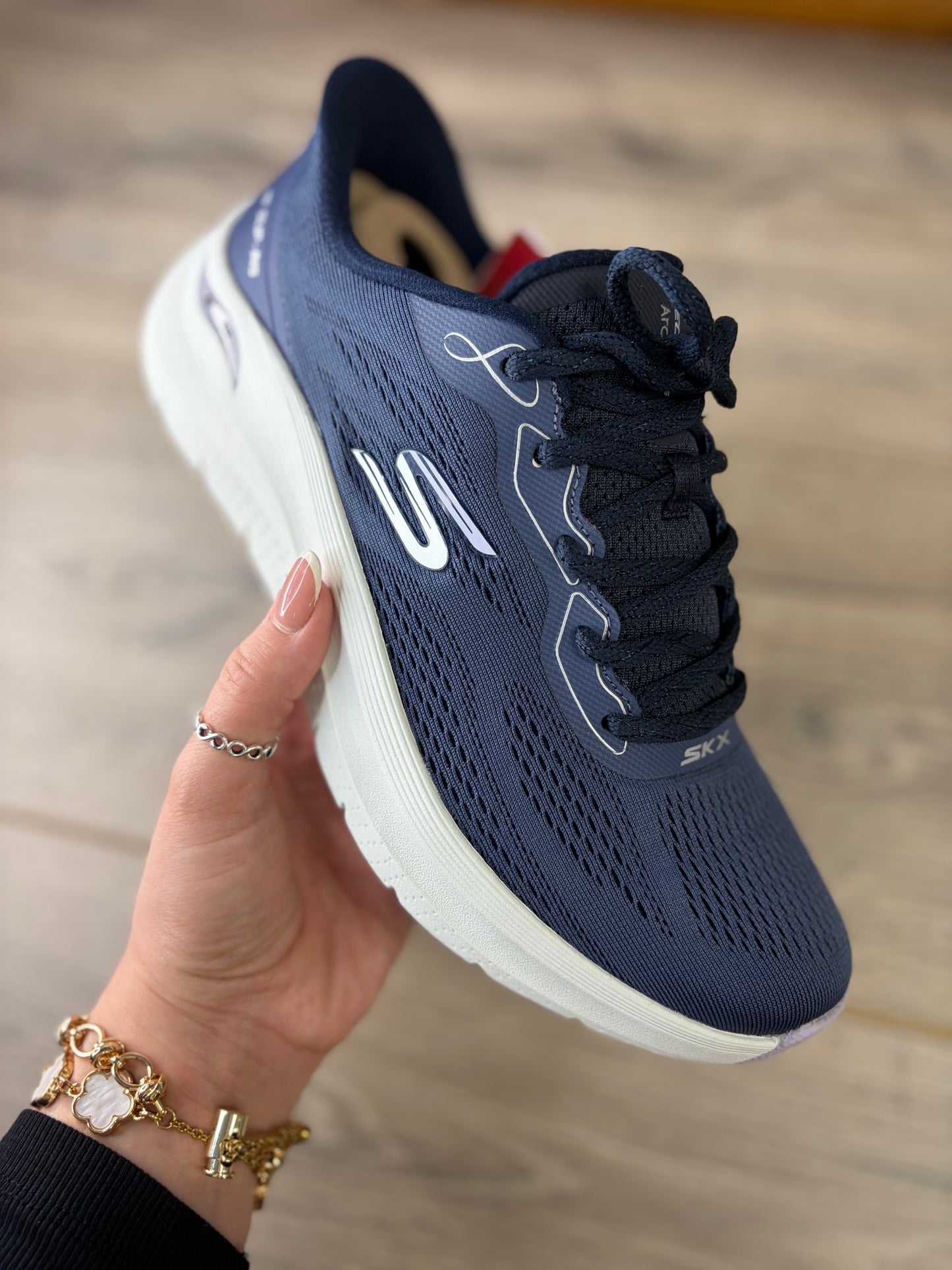 Skechers - Navy Arch-Fit Slip-On