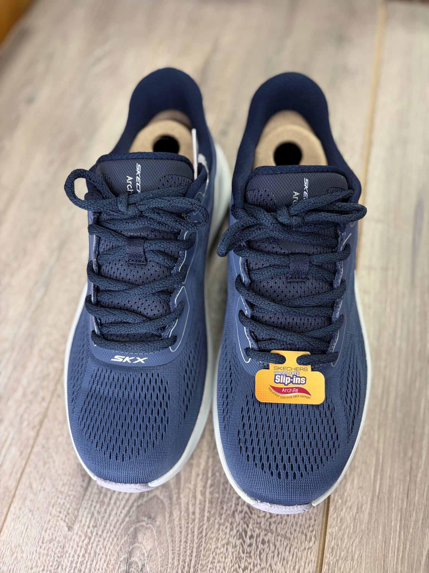 Skechers - Navy Arch-Fit Slip-On