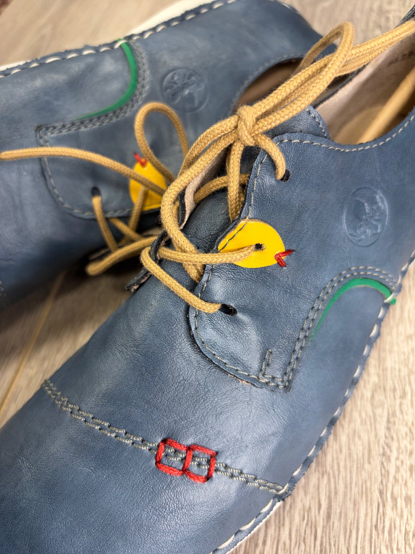 Rieker - Navy Colored Patches