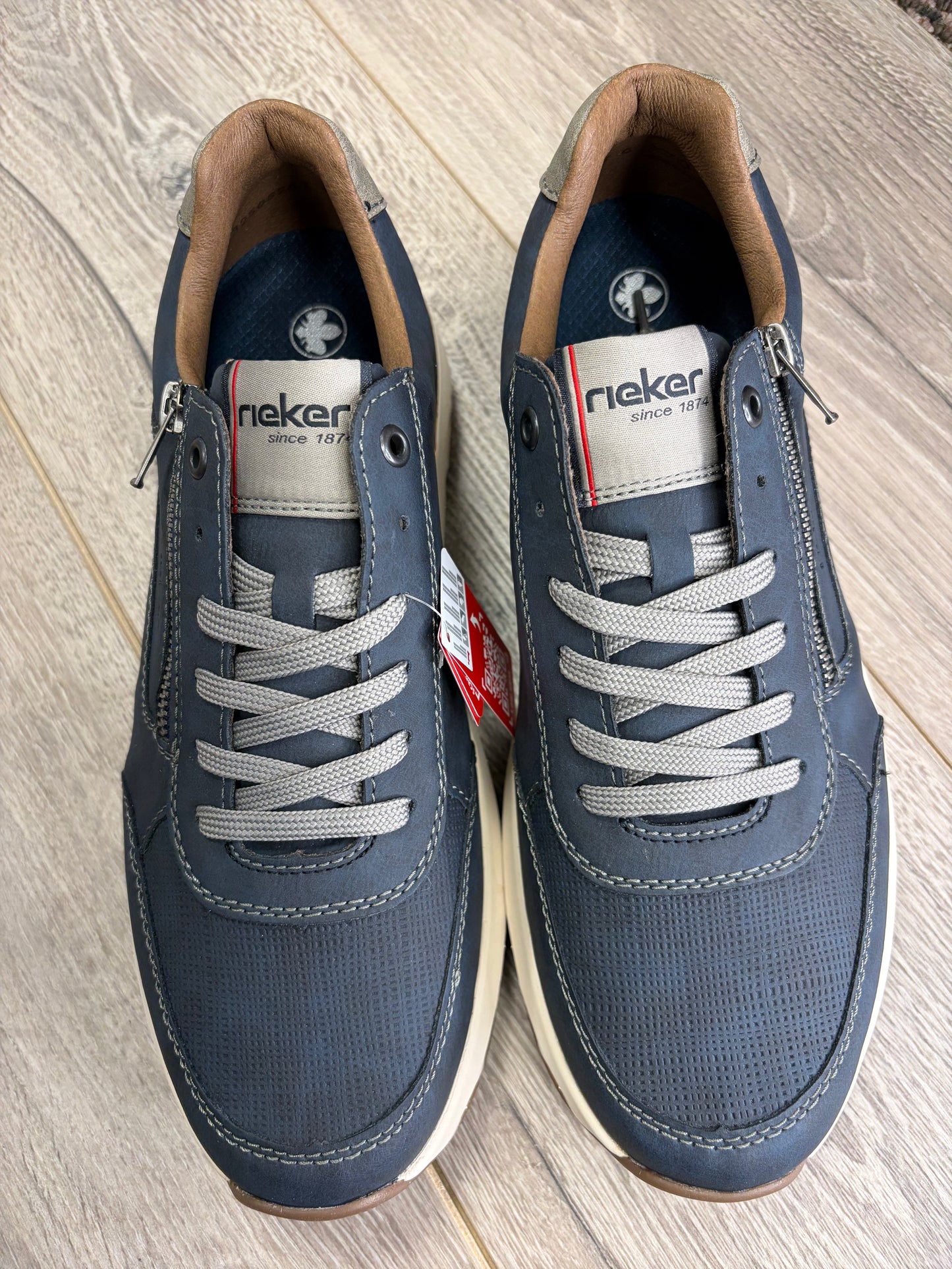 Rieker - Navy/Brown Trainer