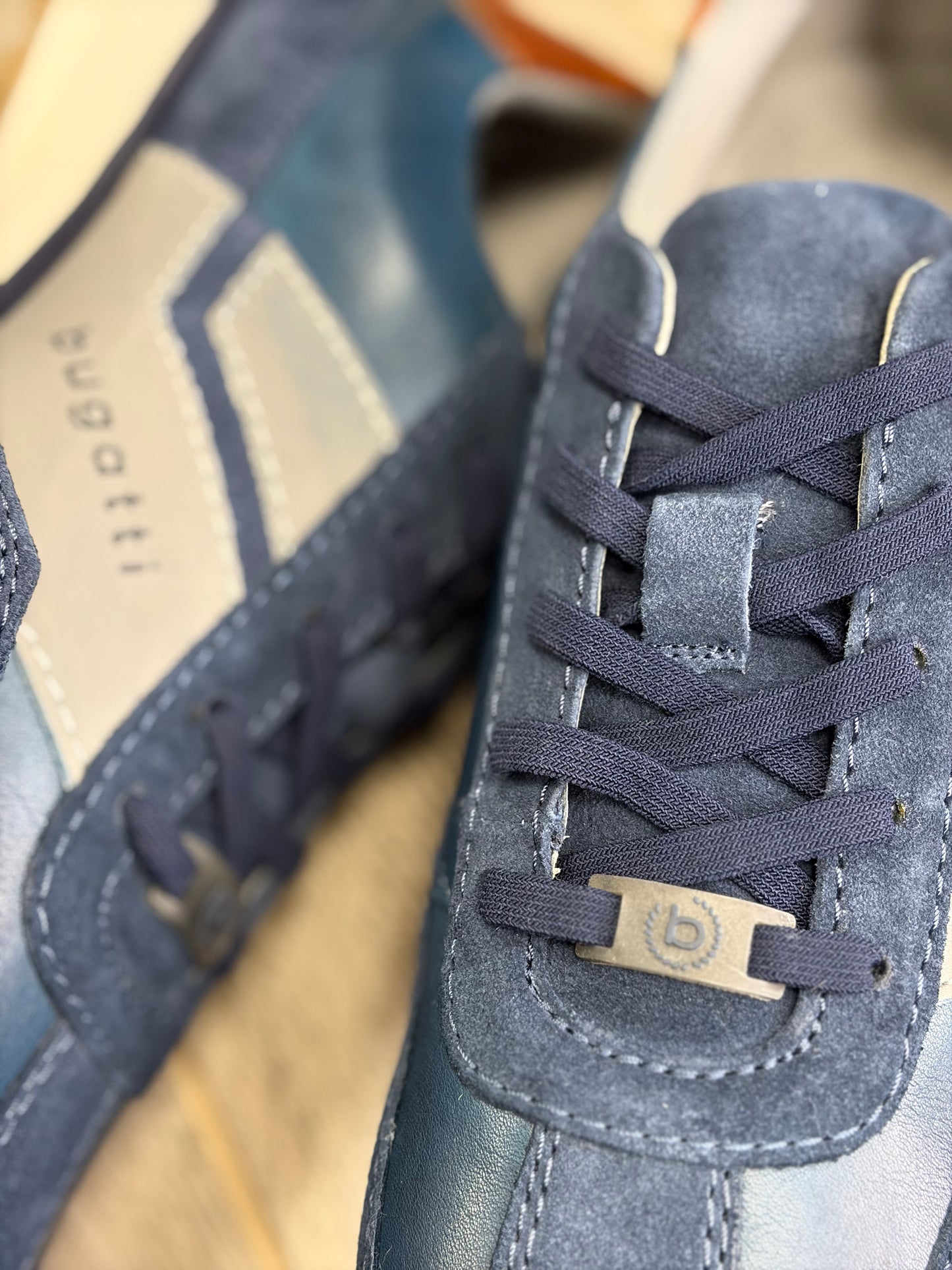 Bugatti - Navy/Brown Sneaker