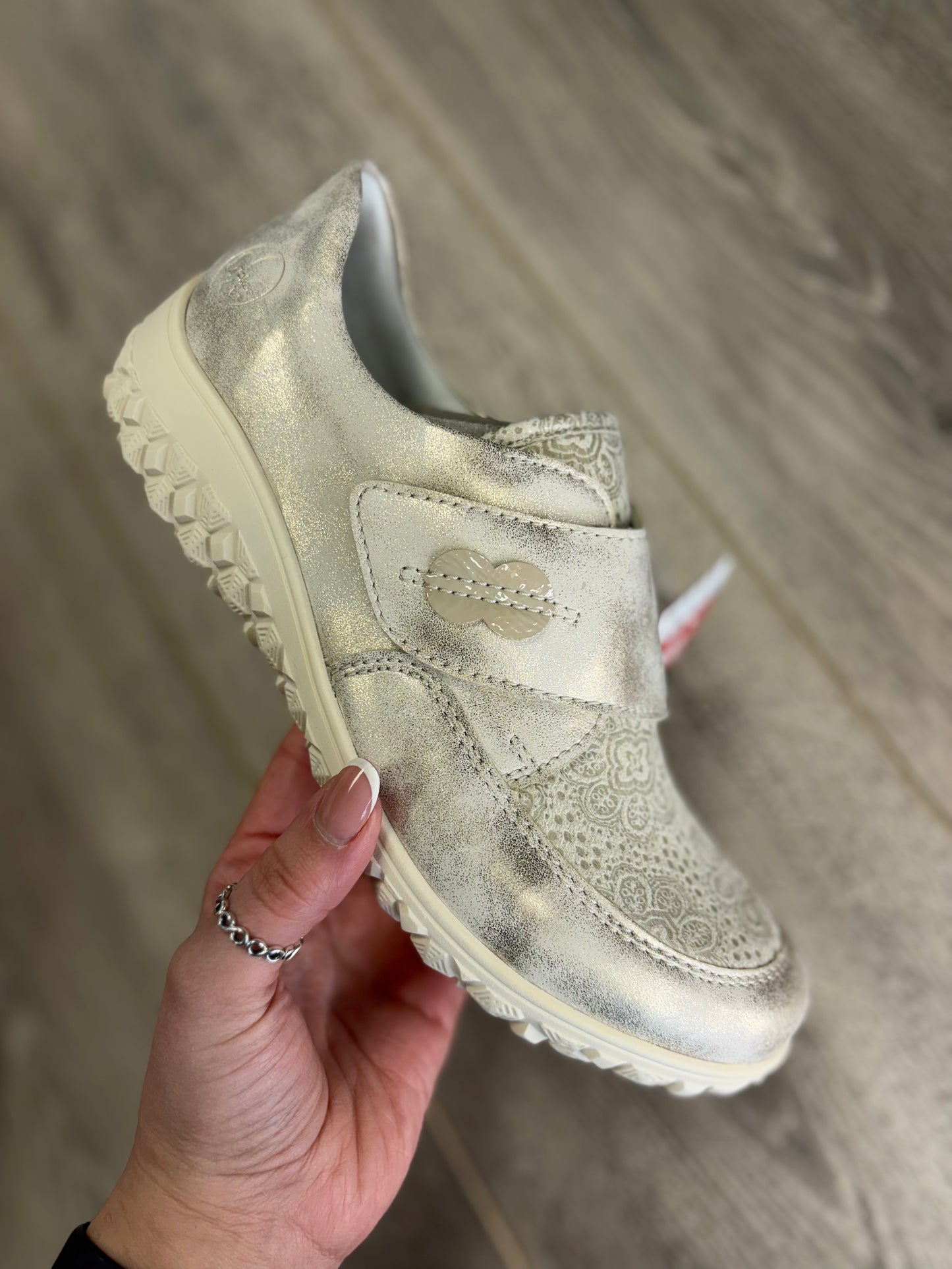 Rieker - Beige Strap Shoe