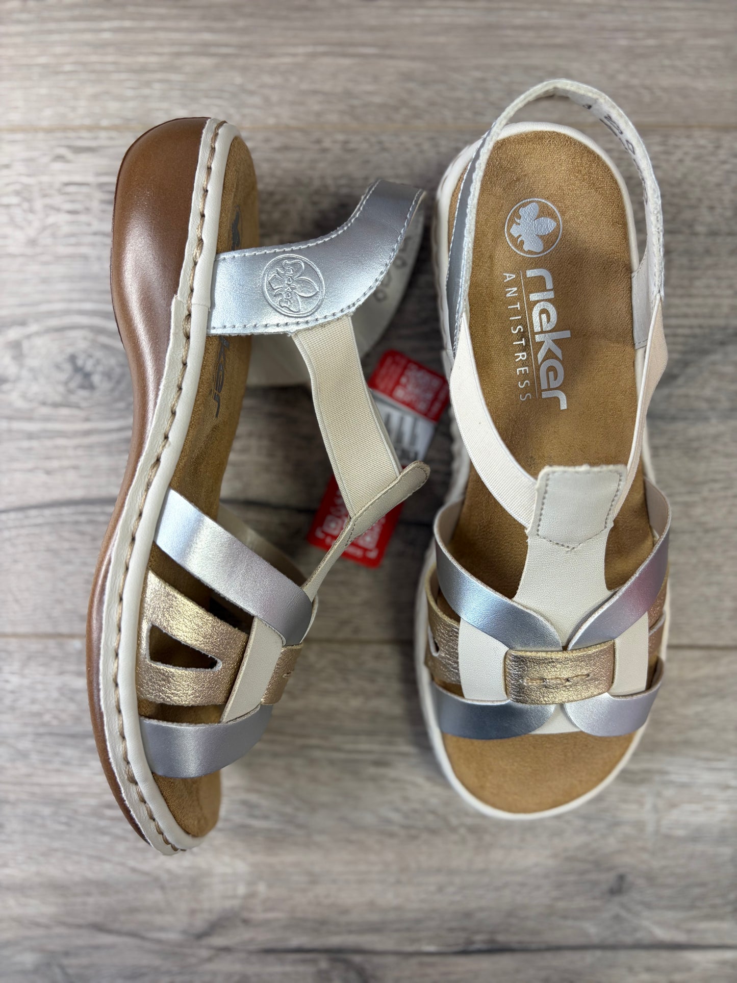 Rieker - Metallic Sandal
