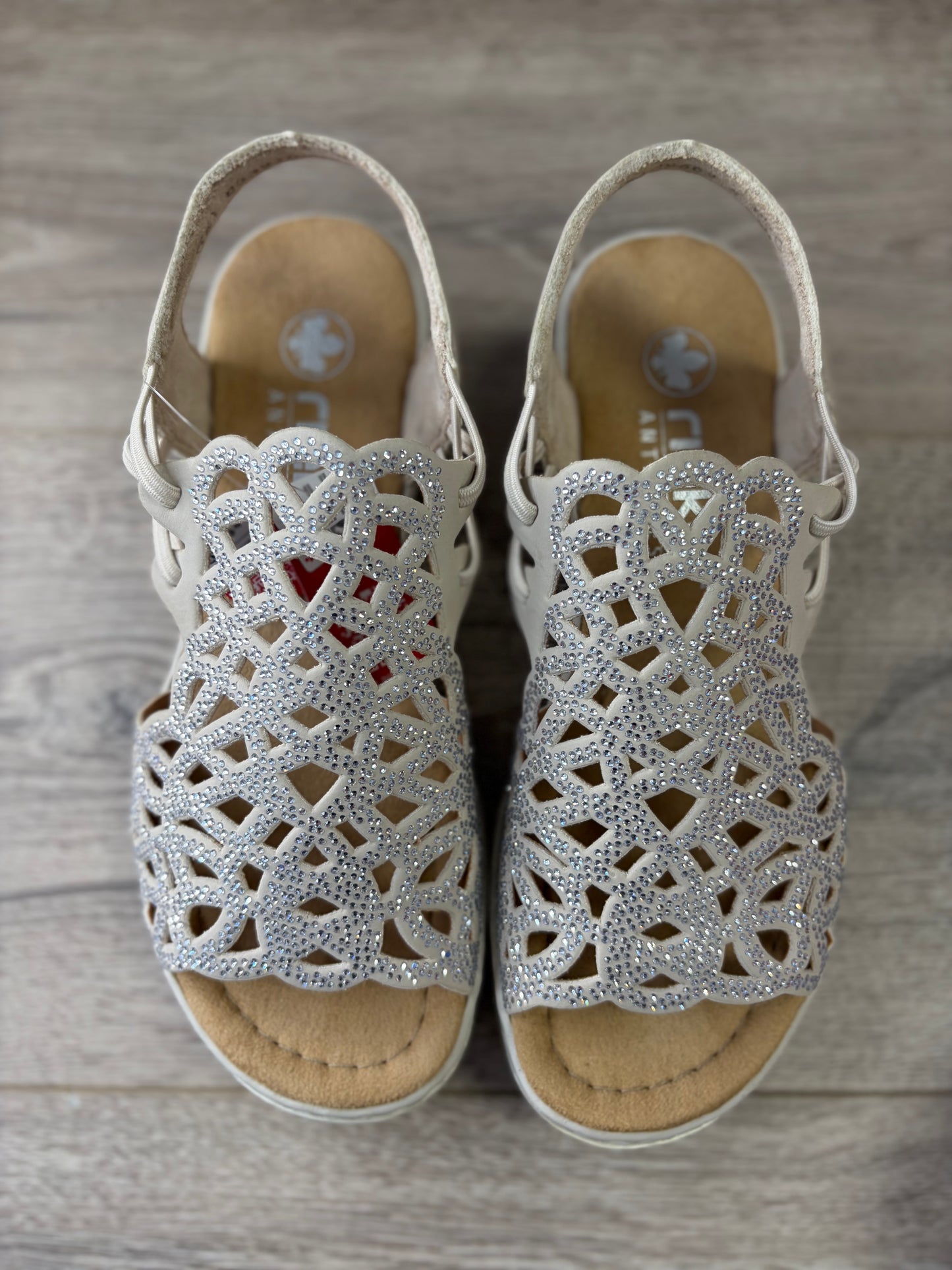 Rieker - Silver Sparkle Sandal