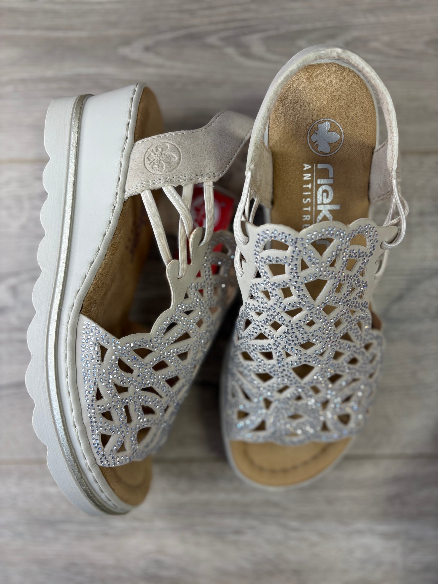 Rieker - Silver Sparkle Sandal